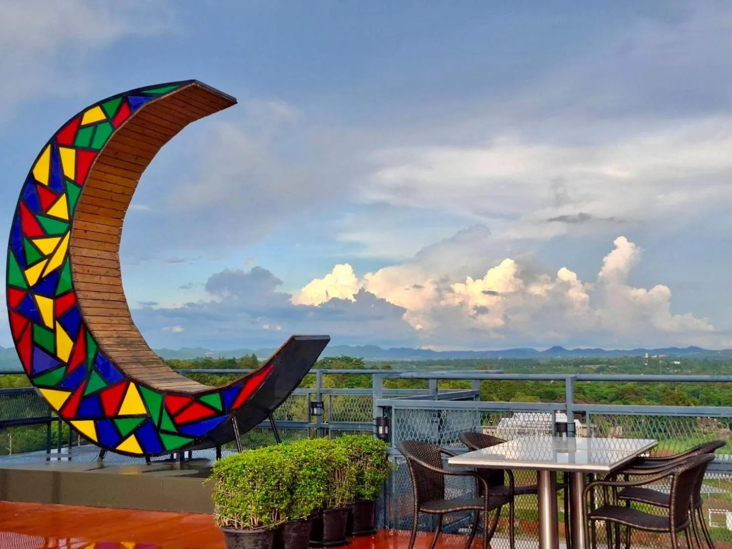 Inner courtyard view in Vivace Khaoyai