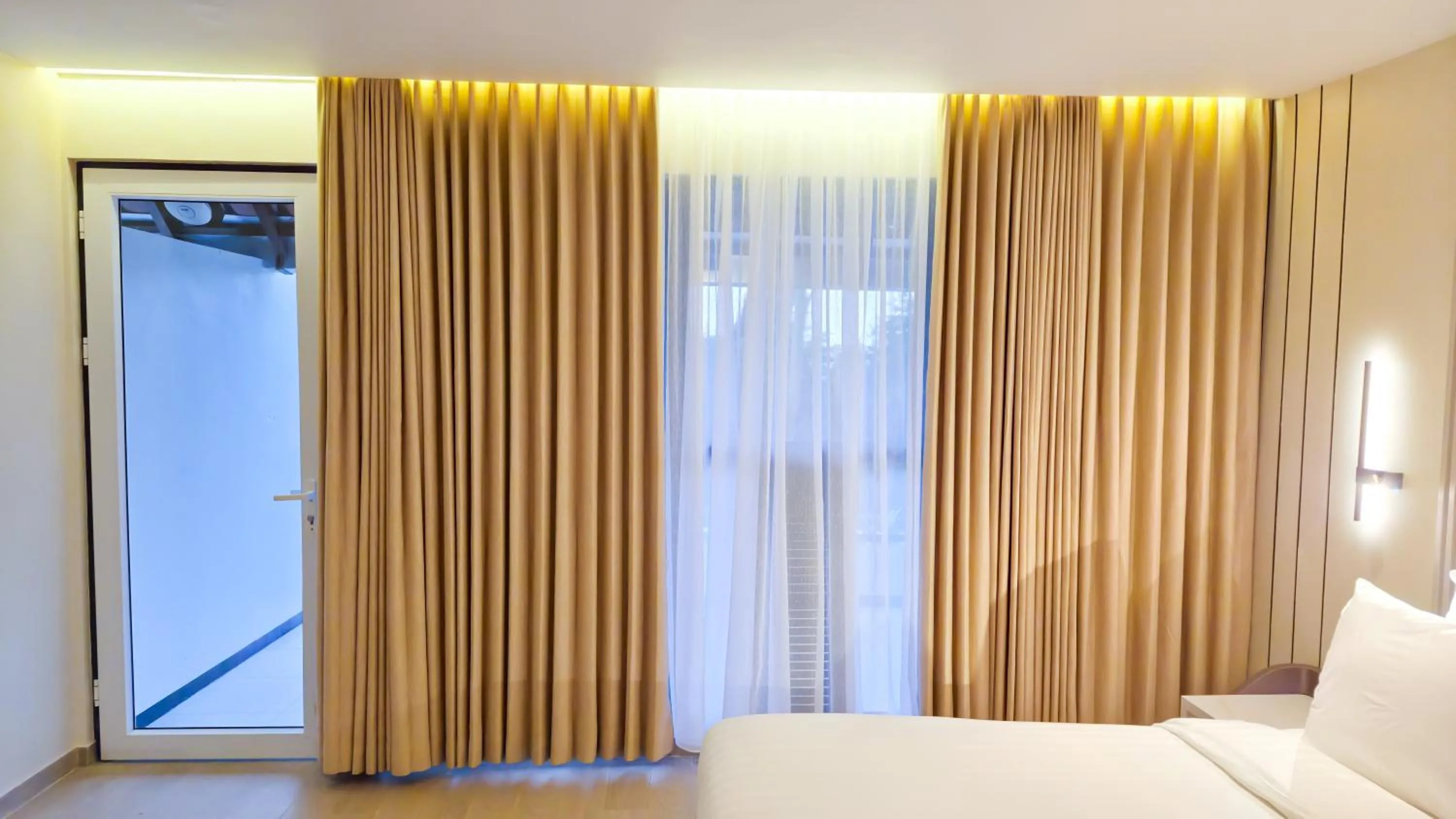 Bed in Grand Whiz Hotel Bromo