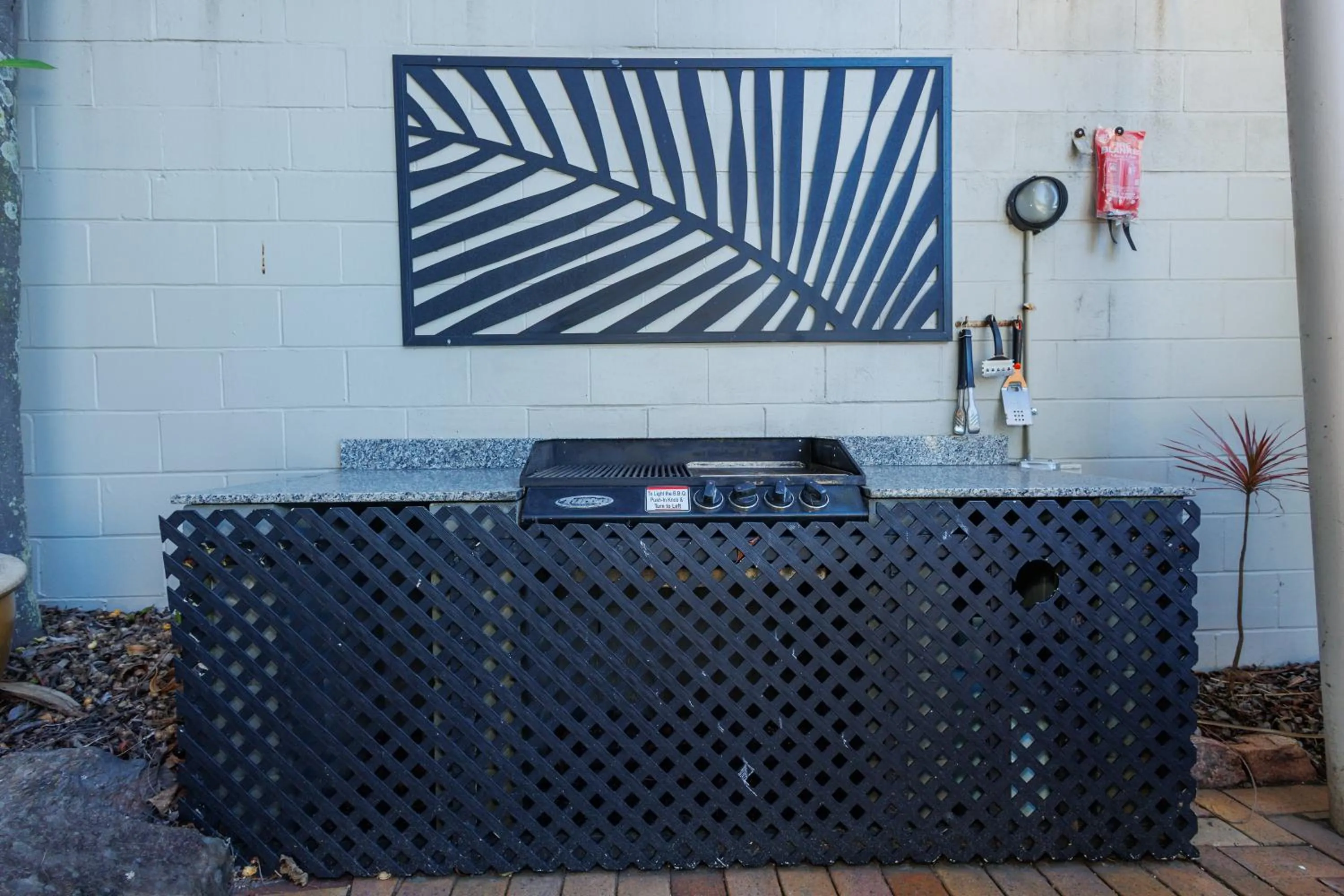 BBQ facilities in Bayview Beach Holiday Apartments