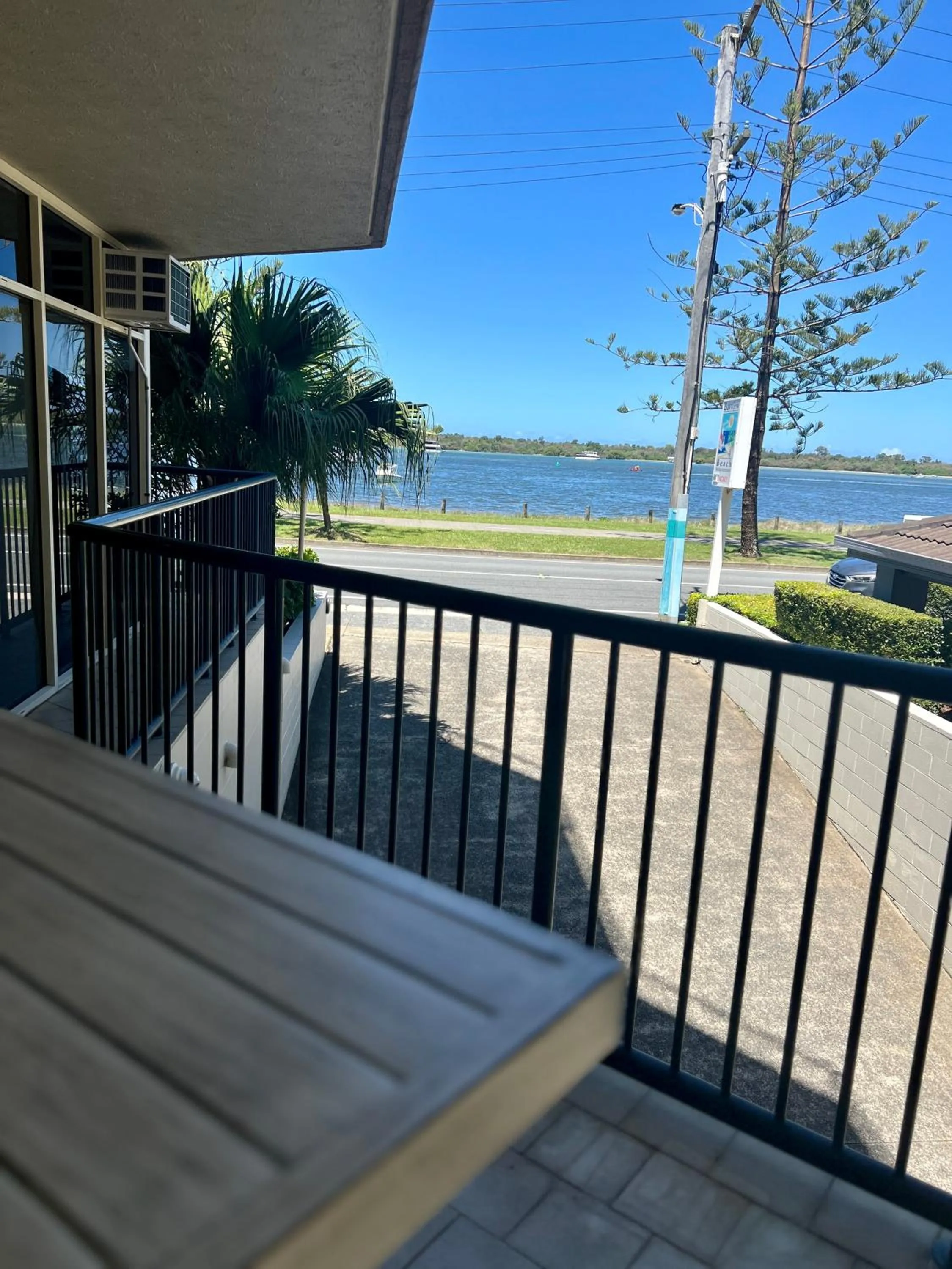 Patio in Bayview Beach Holiday Apartments