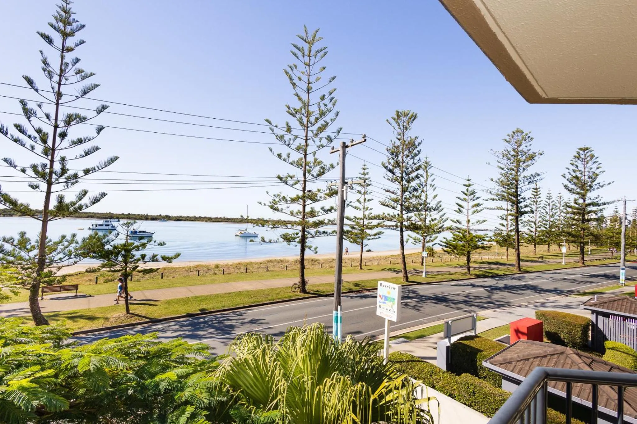 Sea view in Bayview Beach Holiday Apartments