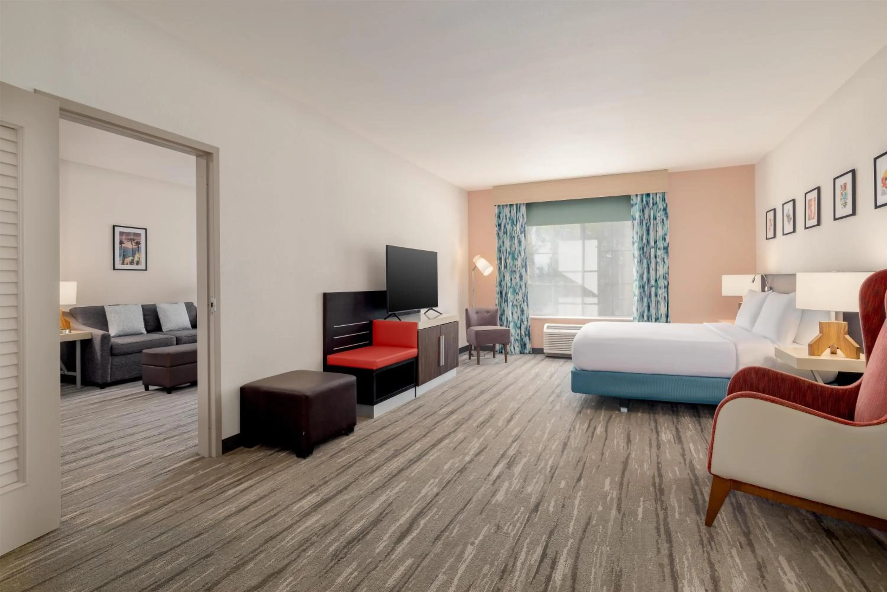 Bed in Hilton Garden Inn Las Vegas Strip South