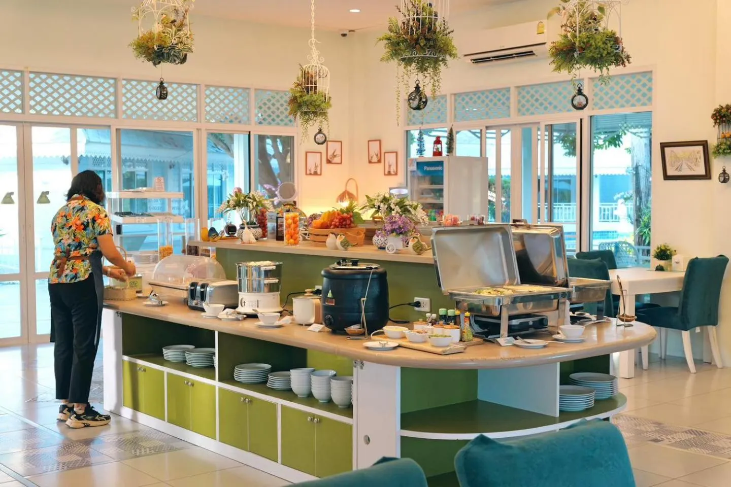 Breakfast in Tubtim Siam River Kwai Resort