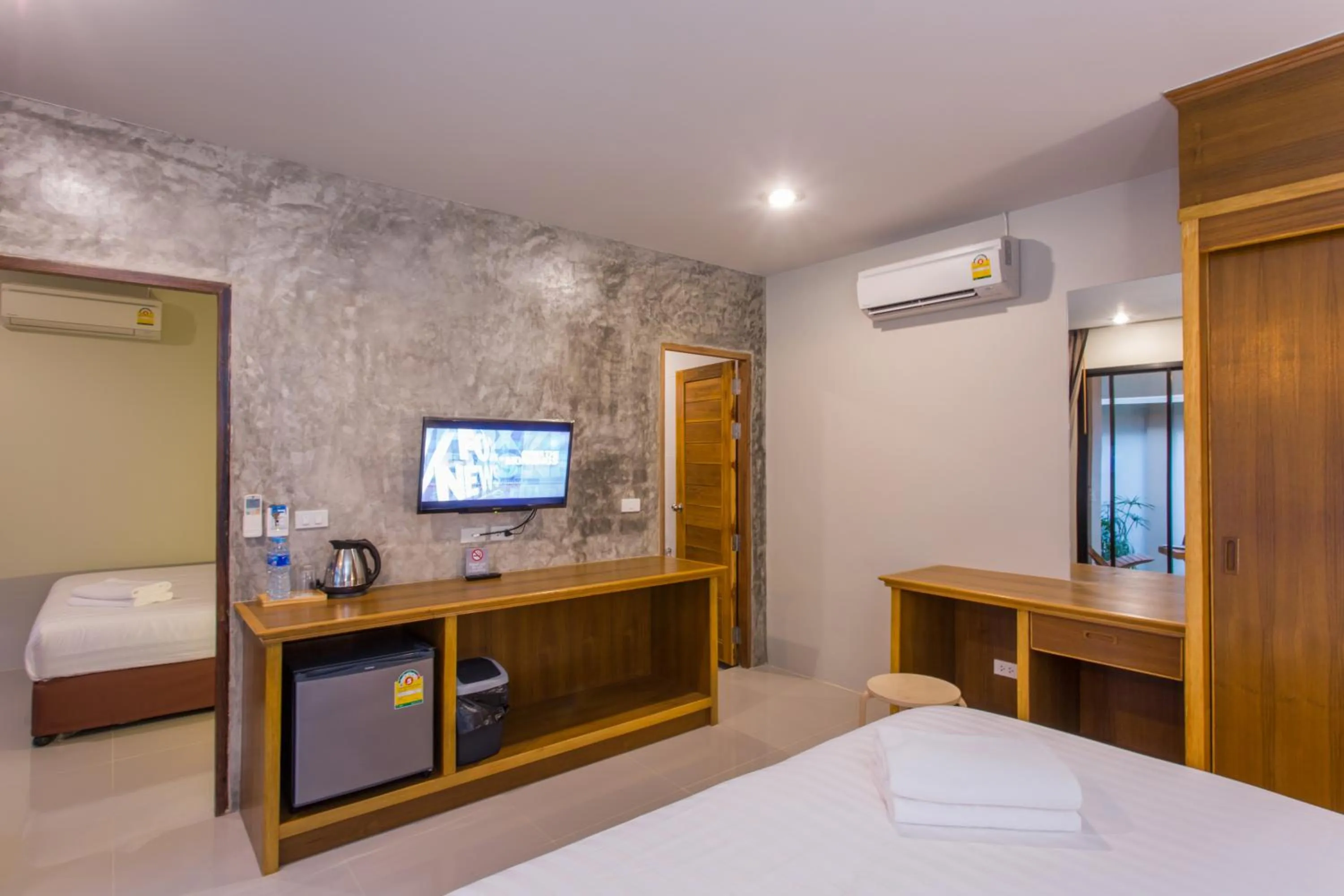 TV and multimedia, Bed in Light Khao Lak Resort