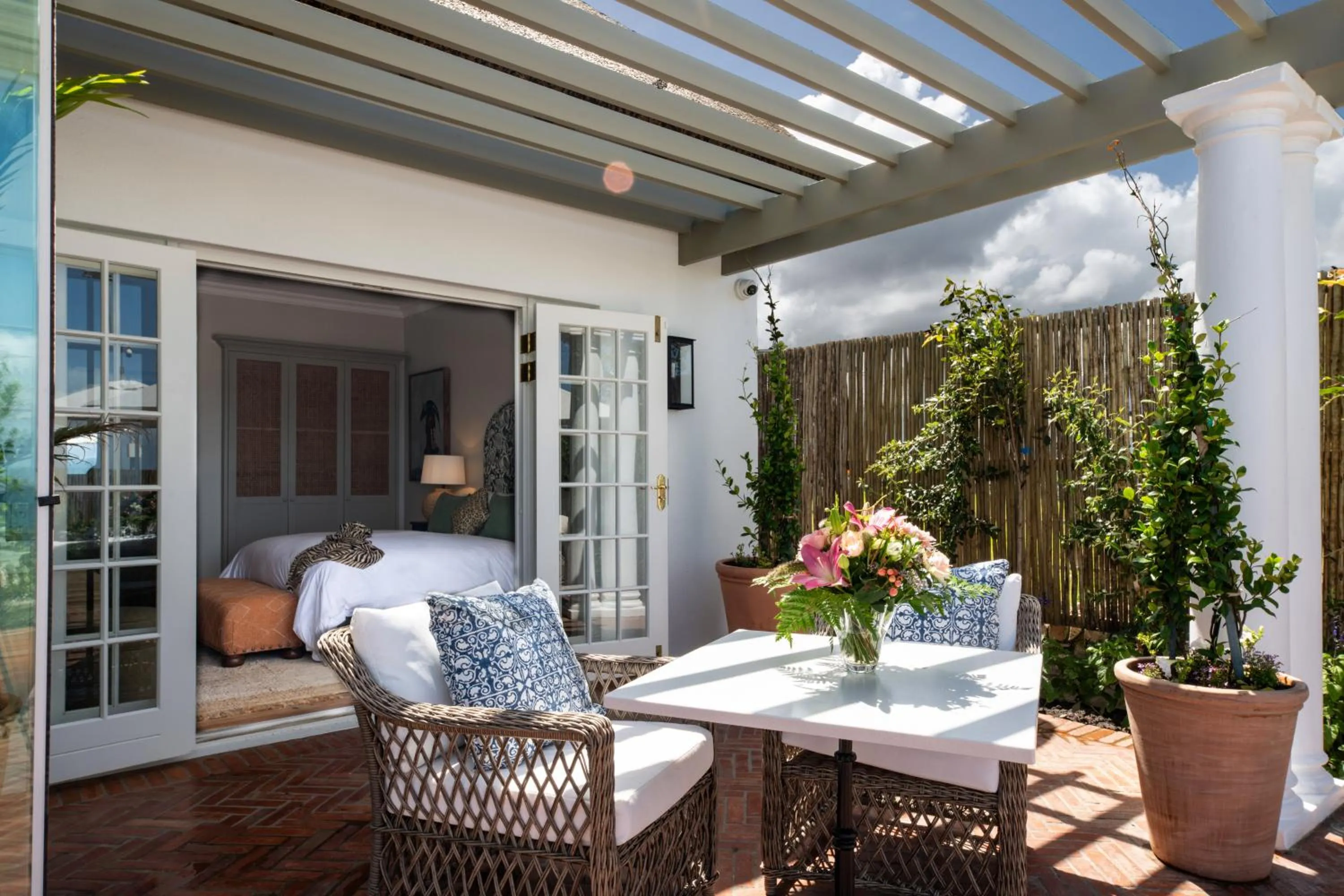 Patio in La Fontaine Guest House Hermanus