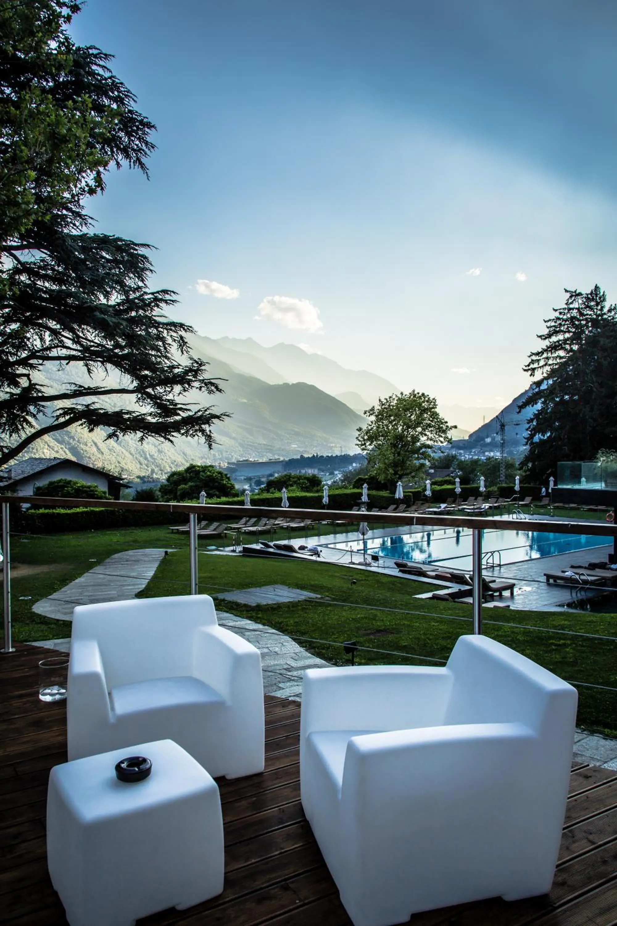 Garden in Grand Hotel Billia