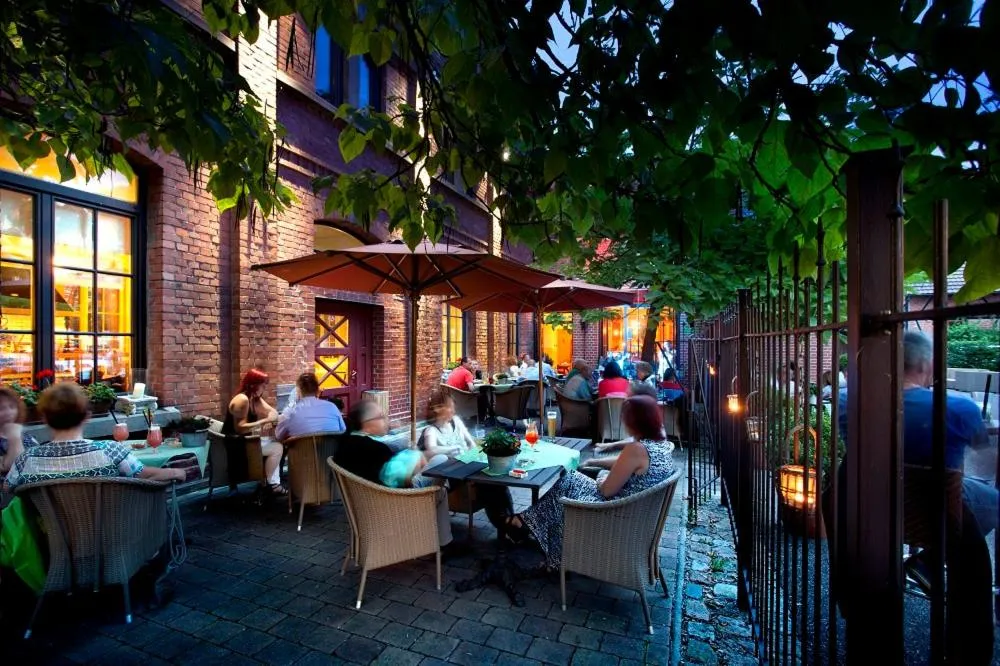 Patio in Gerber Park Hotel