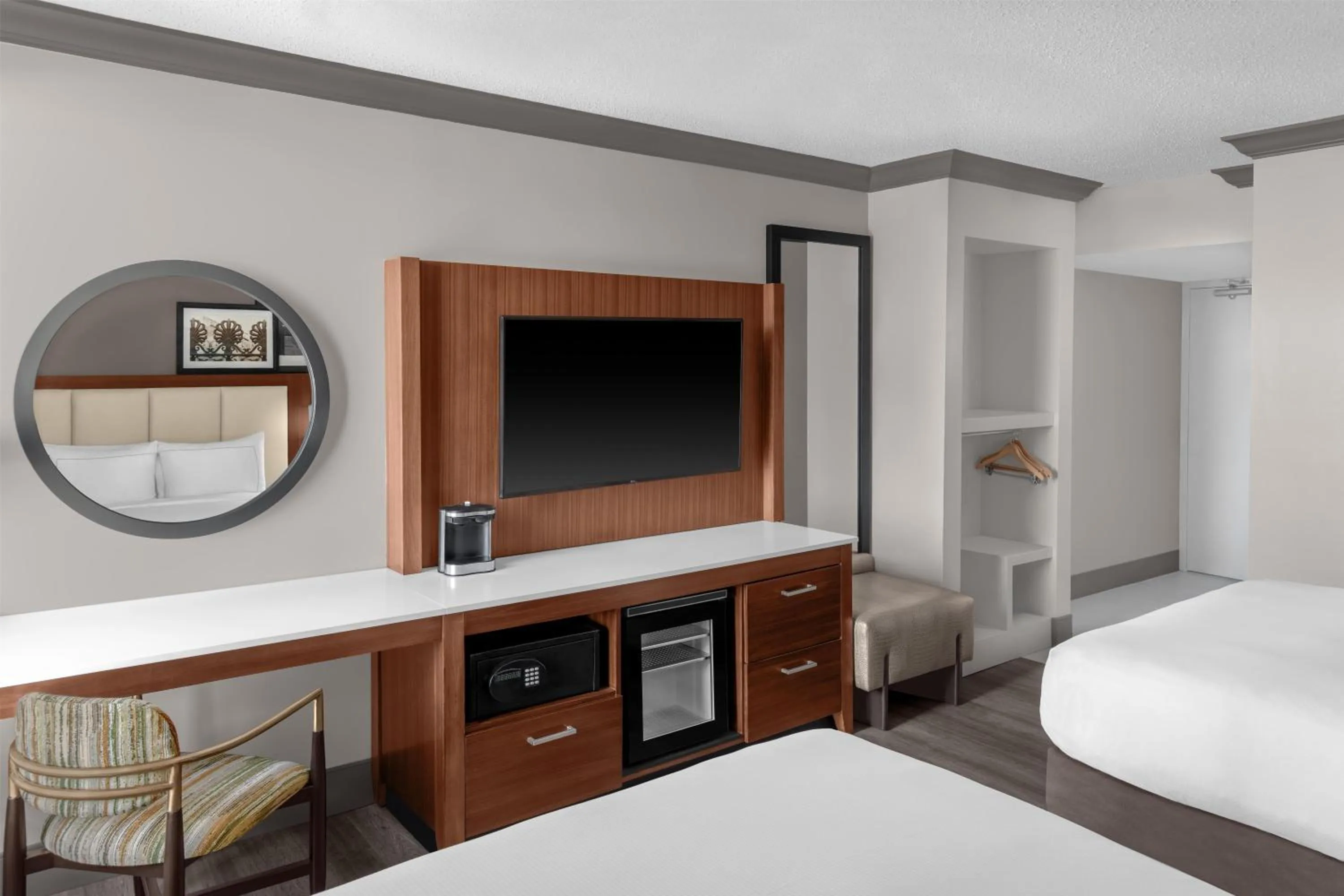 Bed in DoubleTree by Hilton New Orleans