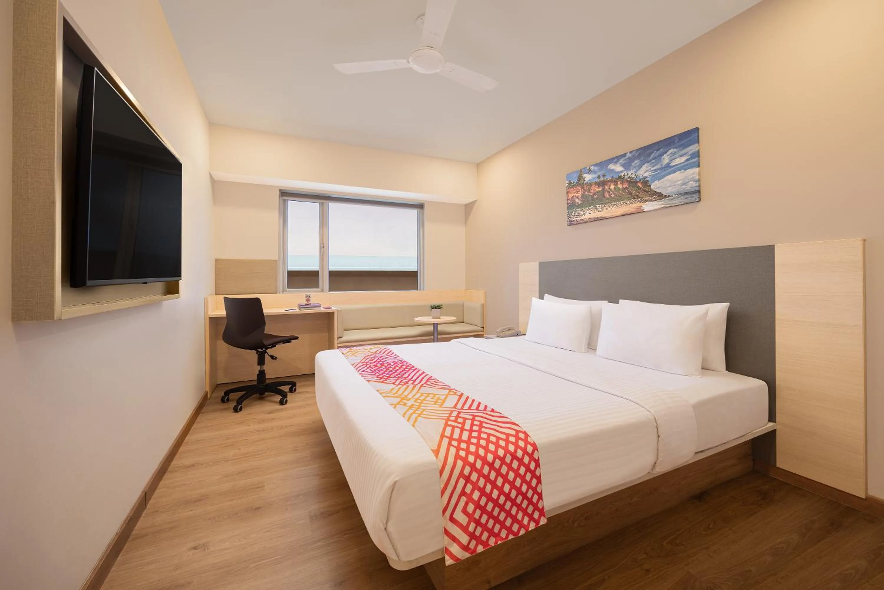 Bedroom, Bed in Ginger Trivandrum