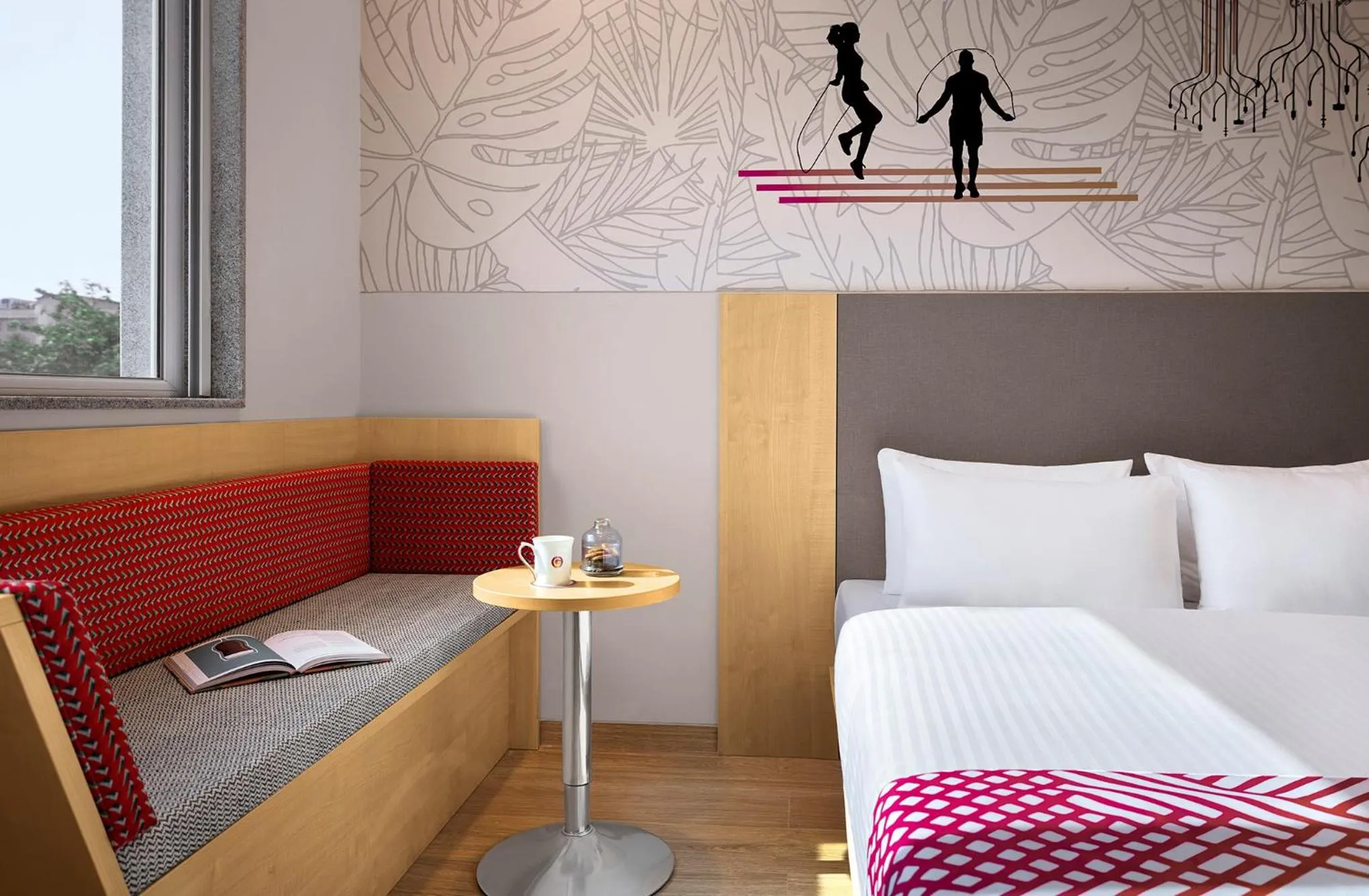 Seating area in Ginger Pondicherry