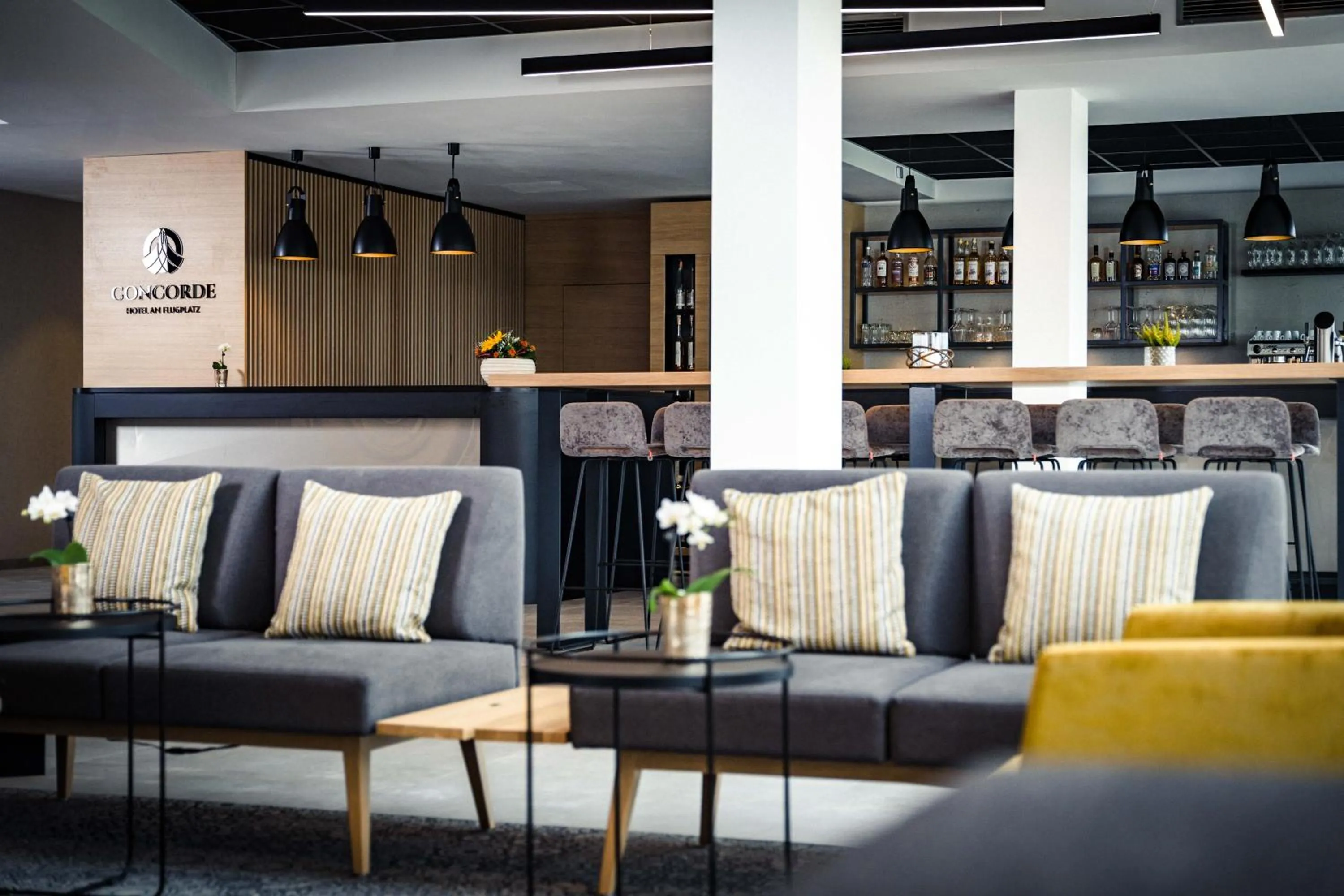 Lobby or reception in Concorde Hotel am Flugplatz