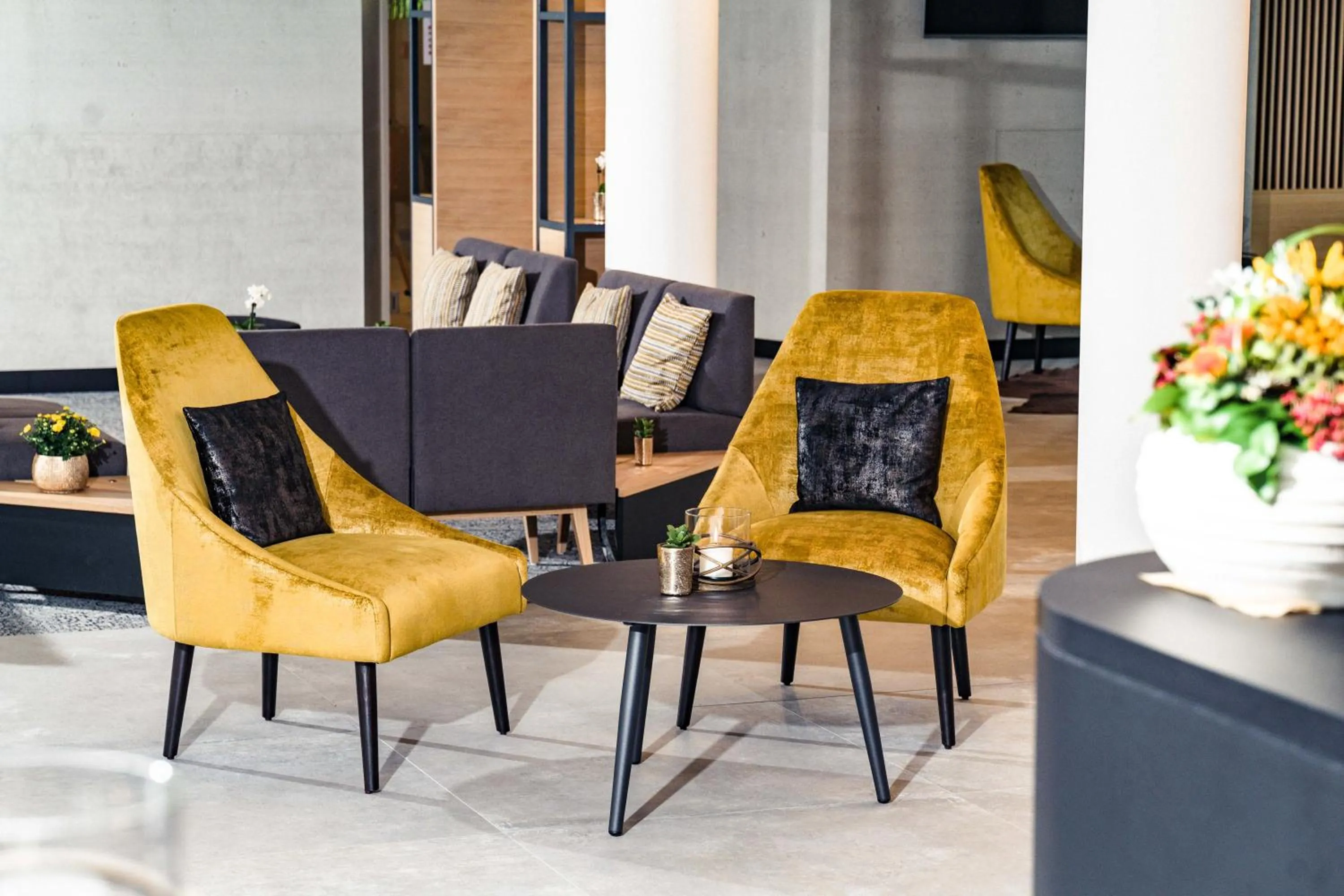 Lobby or reception in Concorde Hotel am Flugplatz