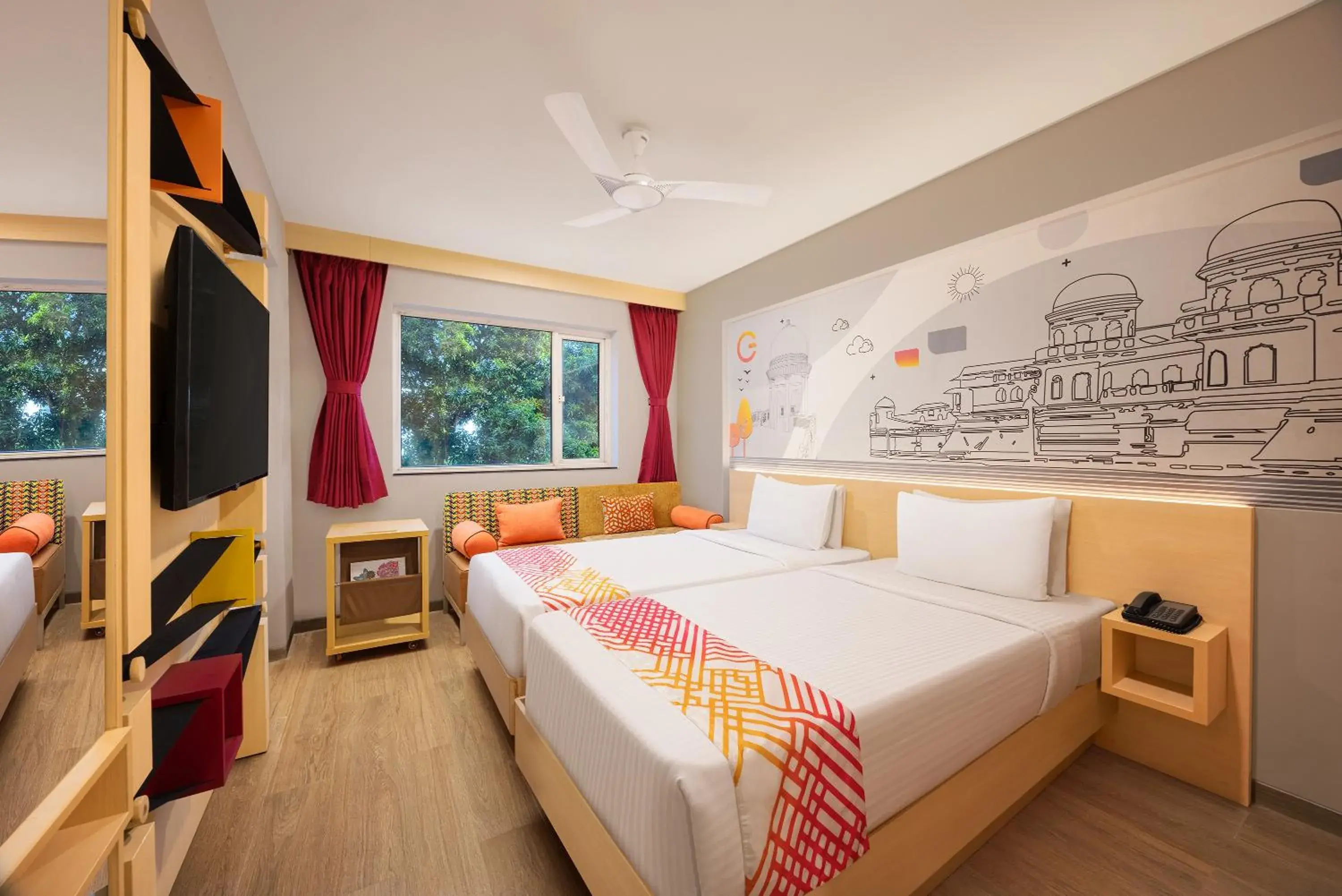 Luxe Twin Room in Ginger Agartala Luxe Twin Room in Ginger Agartala