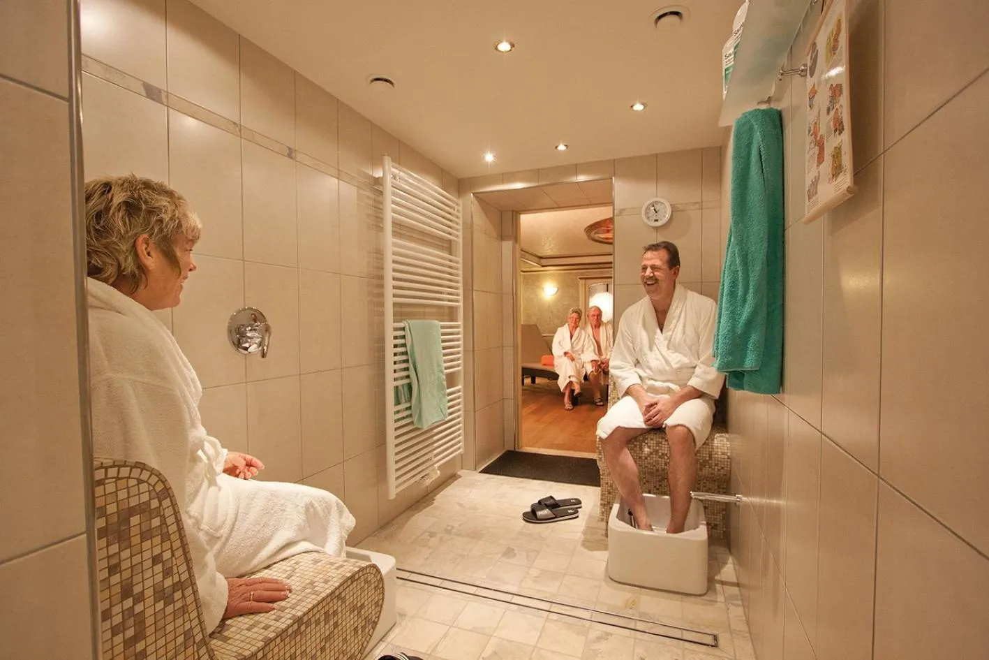 Spa and wellness centre/facilities in Landhotel Voss im TalVital