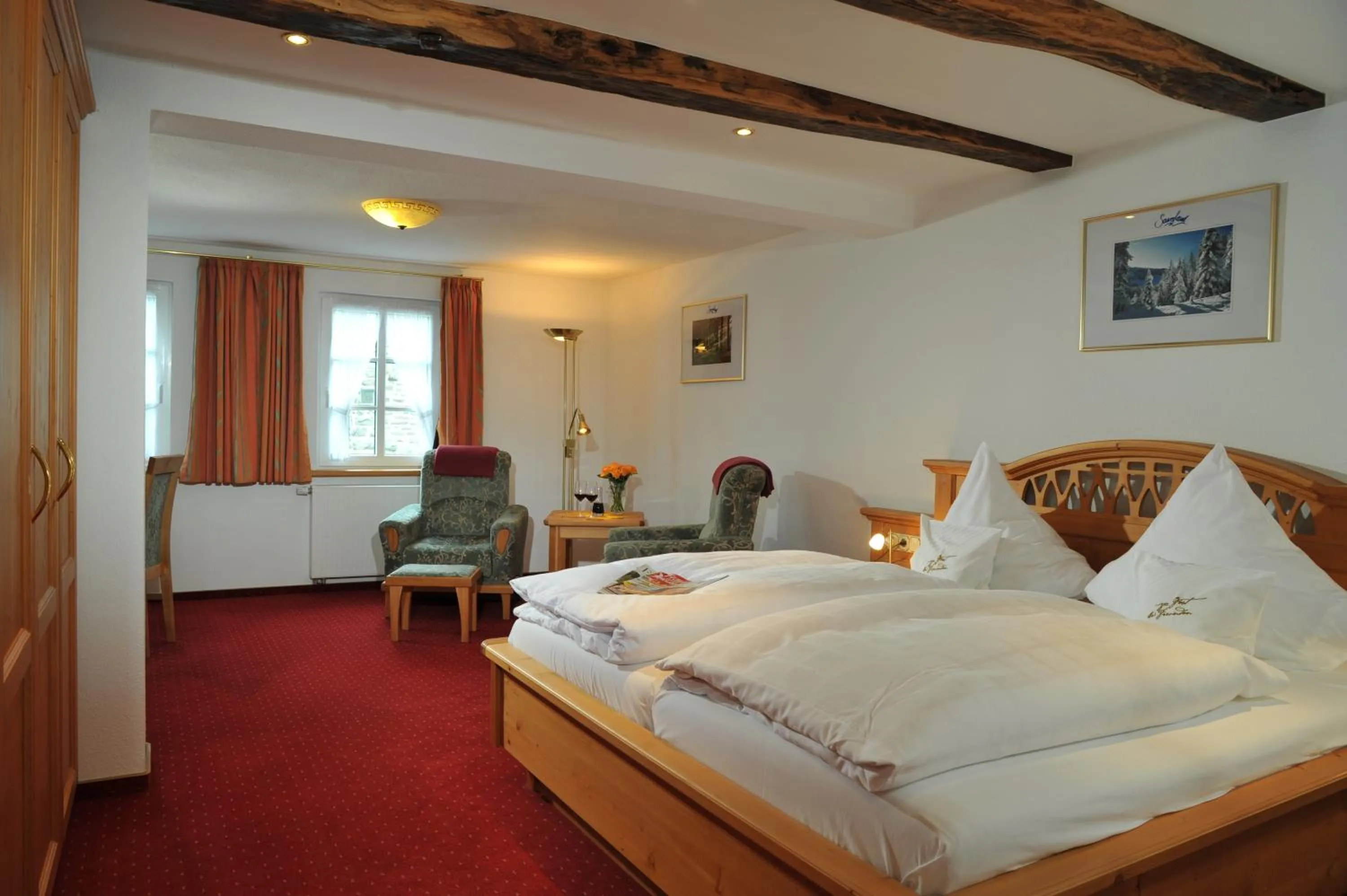 Bedroom in Landhotel Voss im TalVital