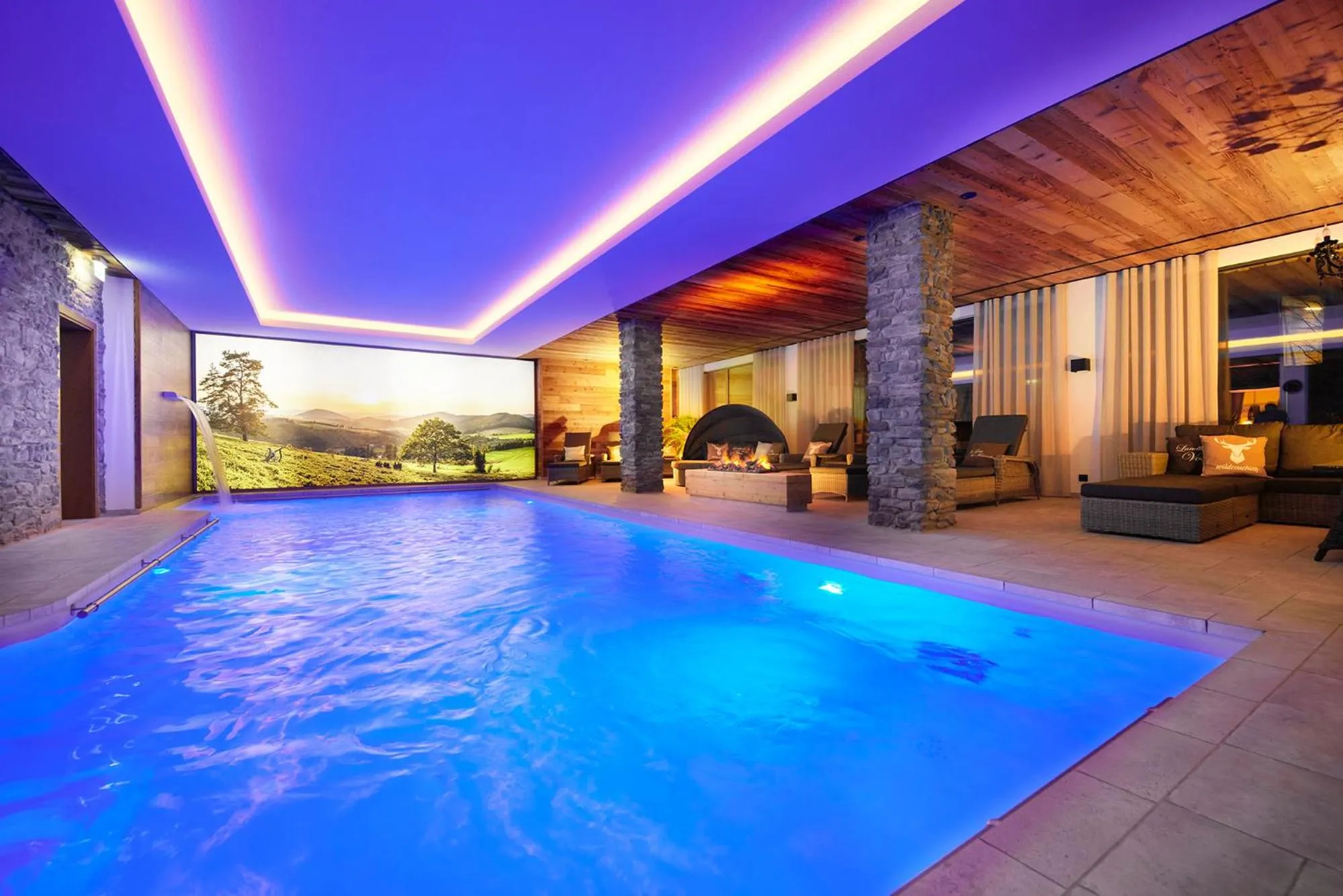 Swimming pool in Landhotel Voss im TalVital