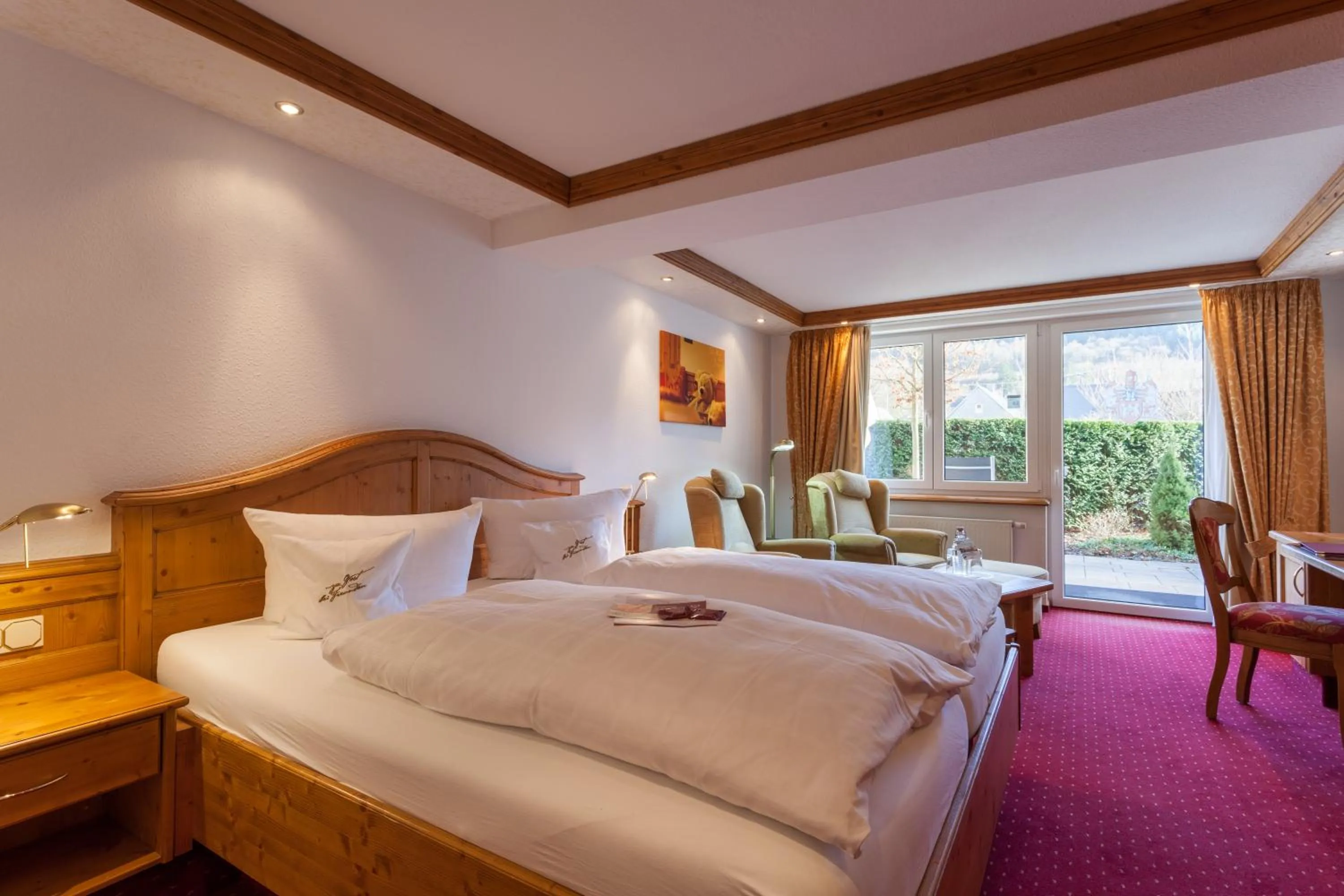 Bed in Landhotel Voss im TalVital