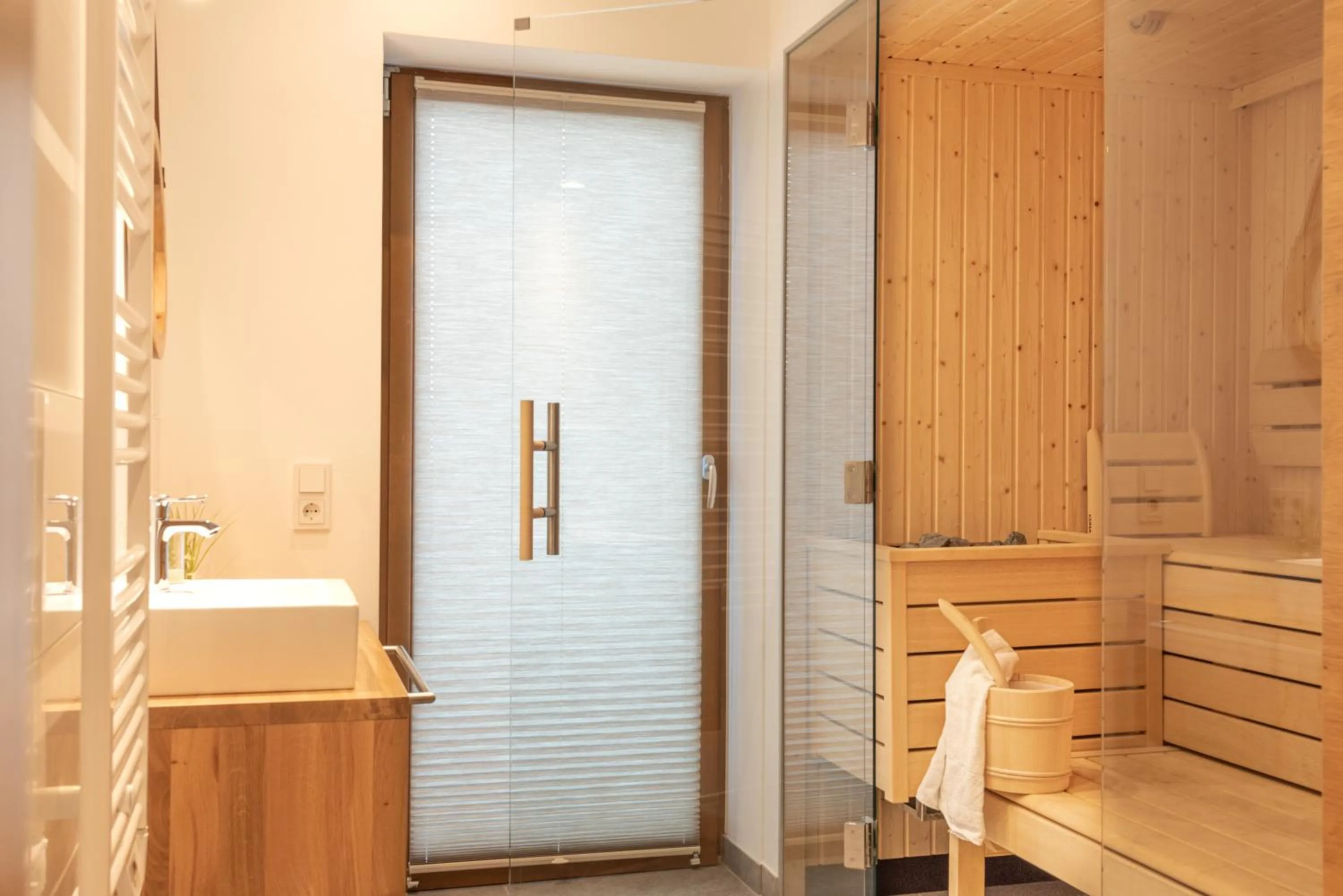 Sauna in Finest Villa Zell am See by All in One Apartments incl SUMMER CARD