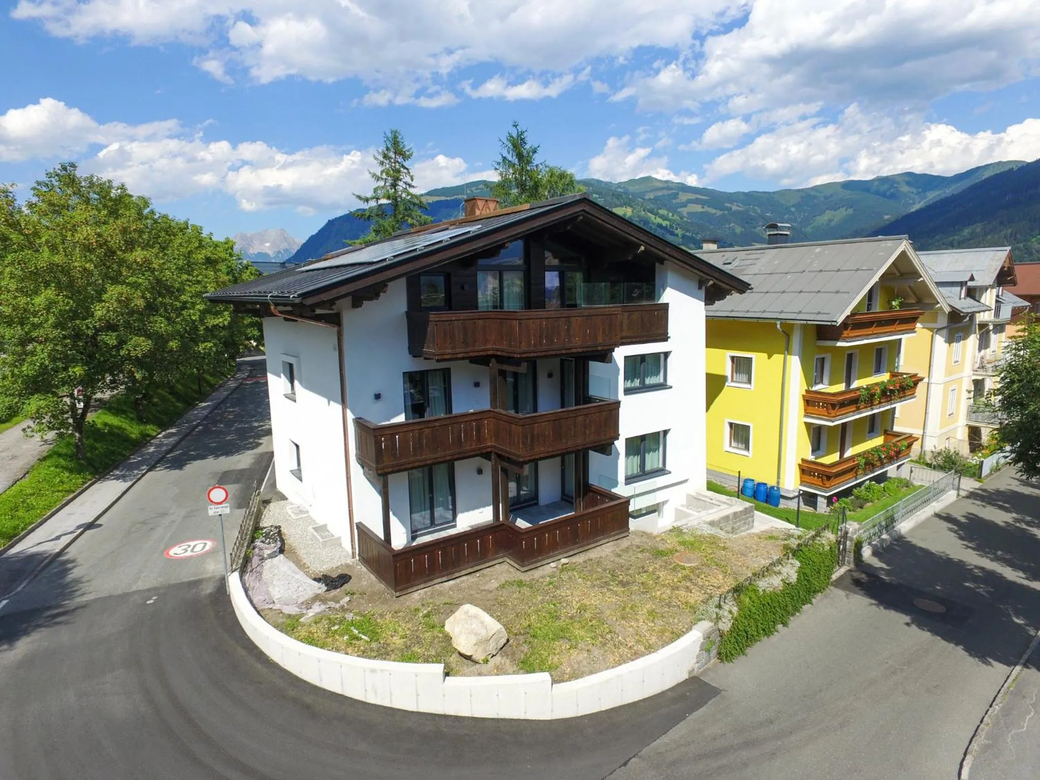 Bird's eye view in Finest Villa Zell am See by All in One Apartments incl SUMMER CARD