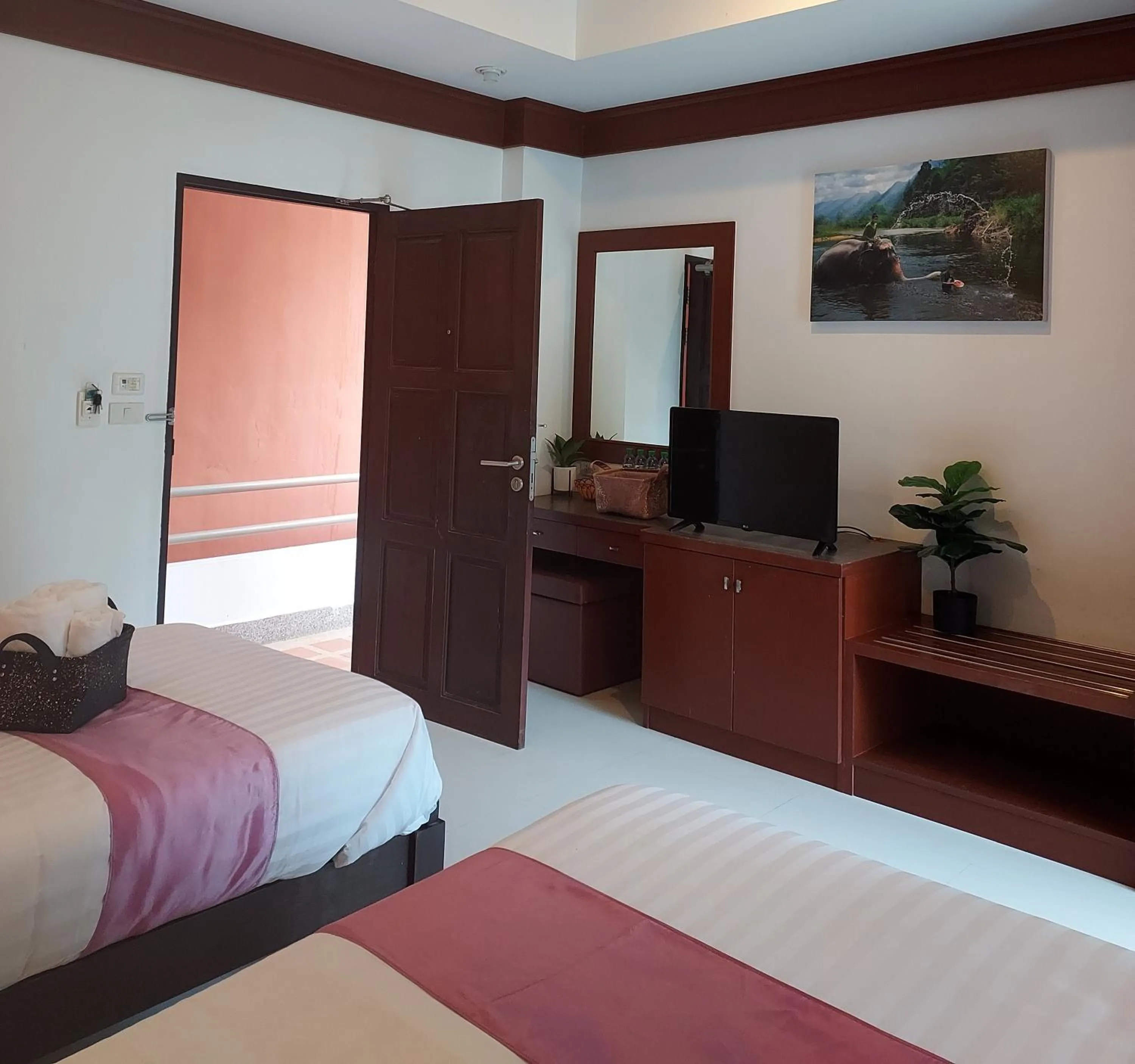 Photo of the whole room, Bed in Aromdee at Naithon Beach