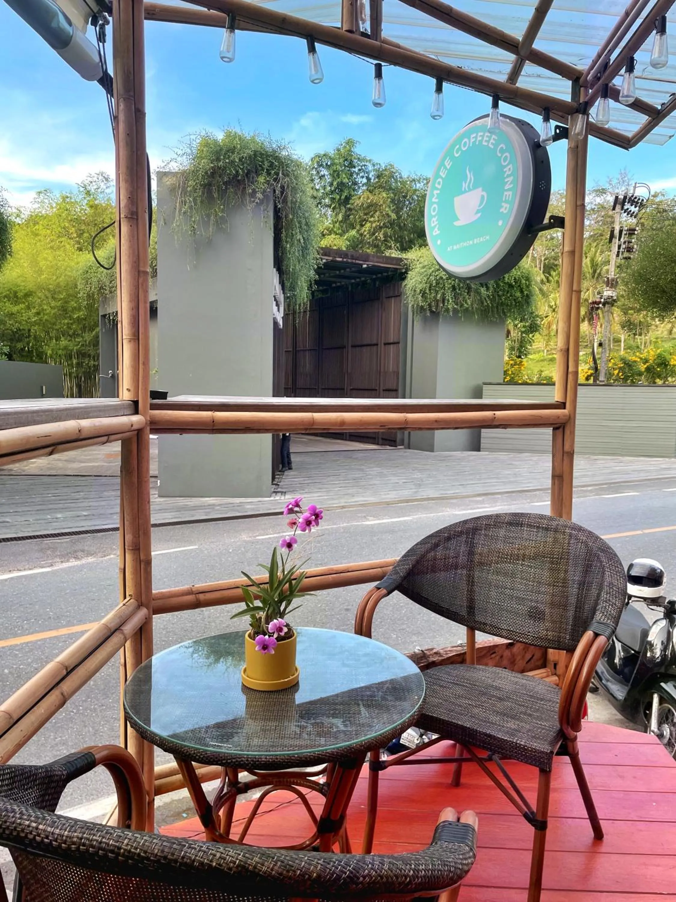 Seating area in Aromdee at Naithon Beach