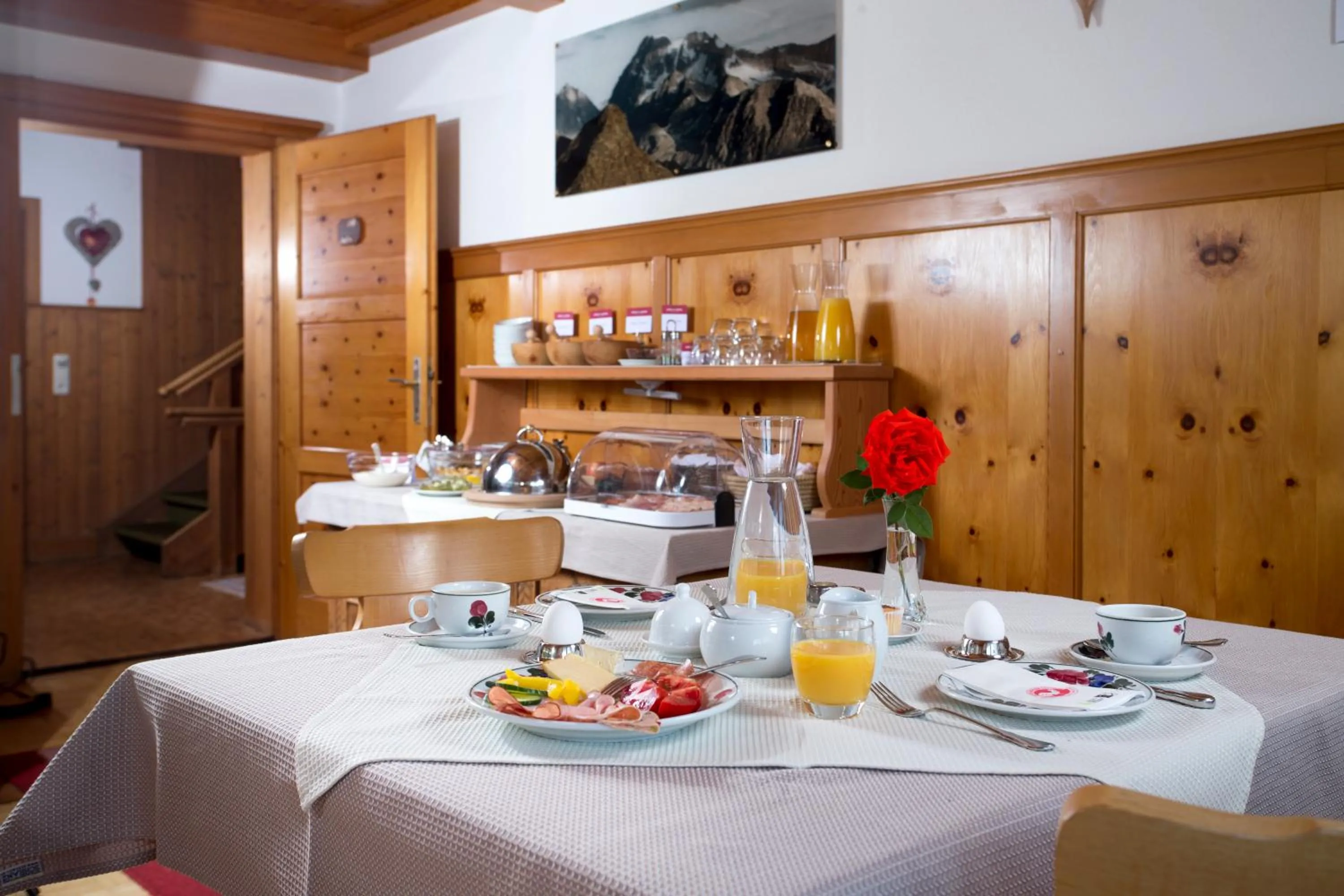Breakfast in Haus Veidlis, Familie Obkircher