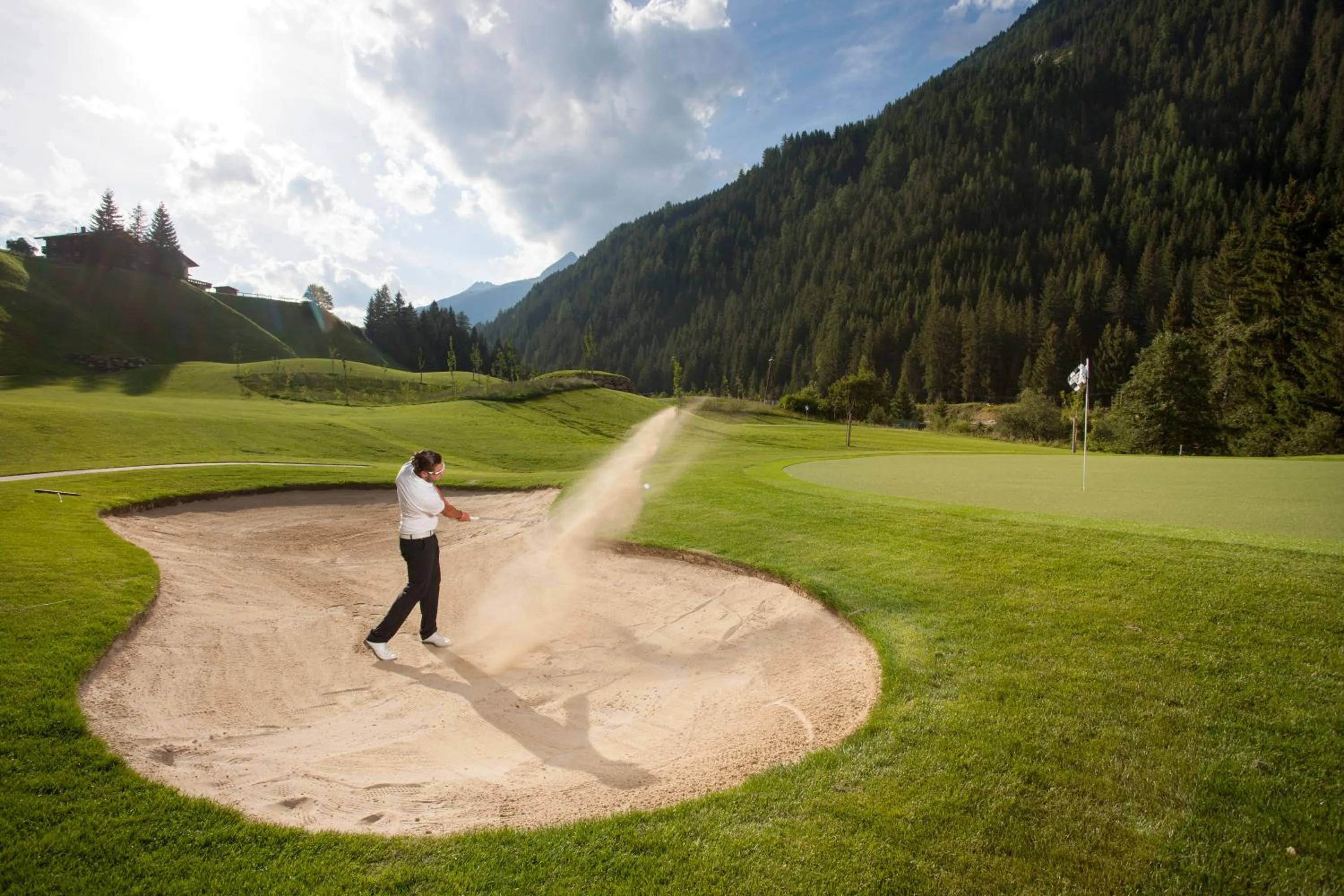 Golfcourse in Haus Veidlis, Familie Obkircher