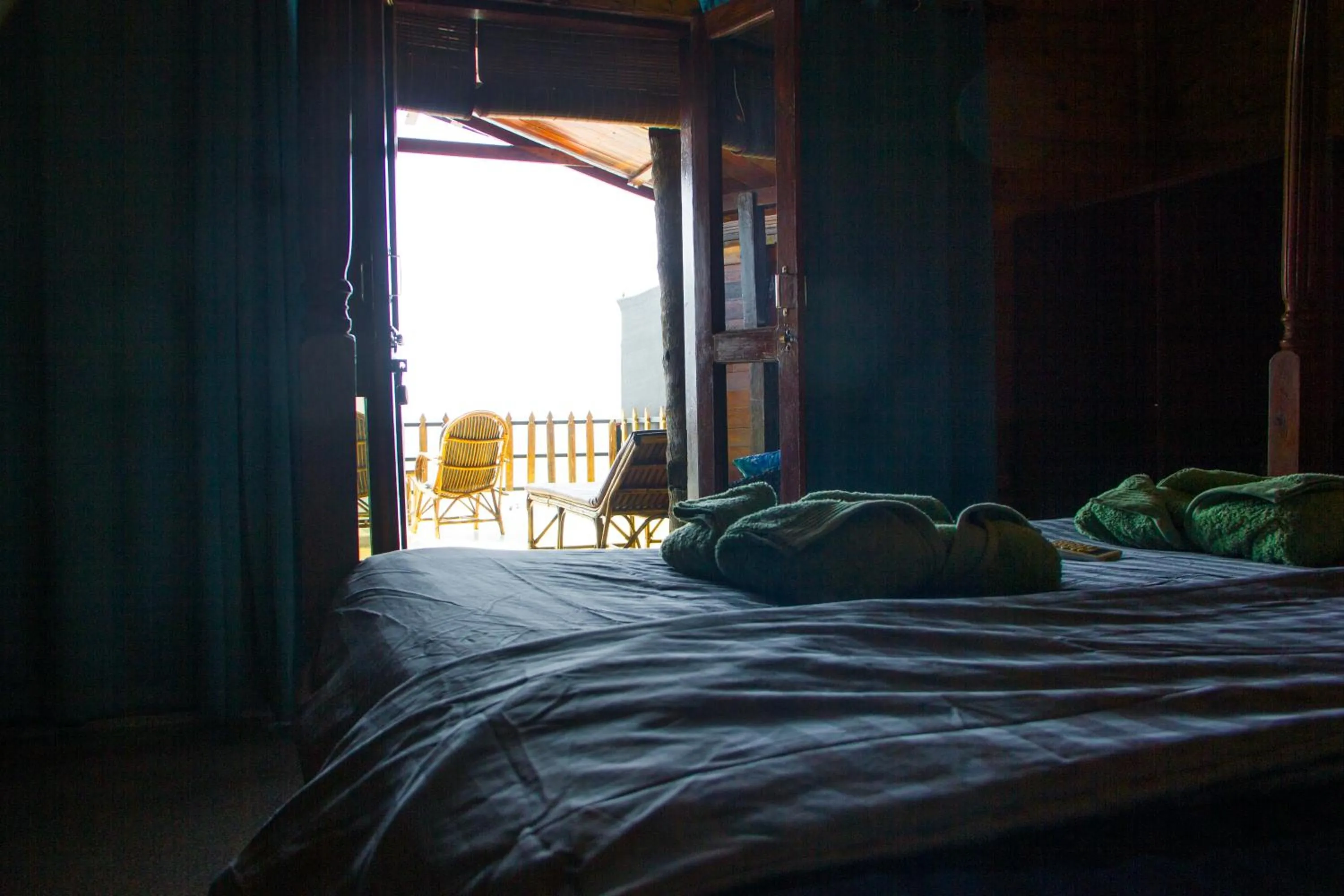 Bed in O3 Beach Resort