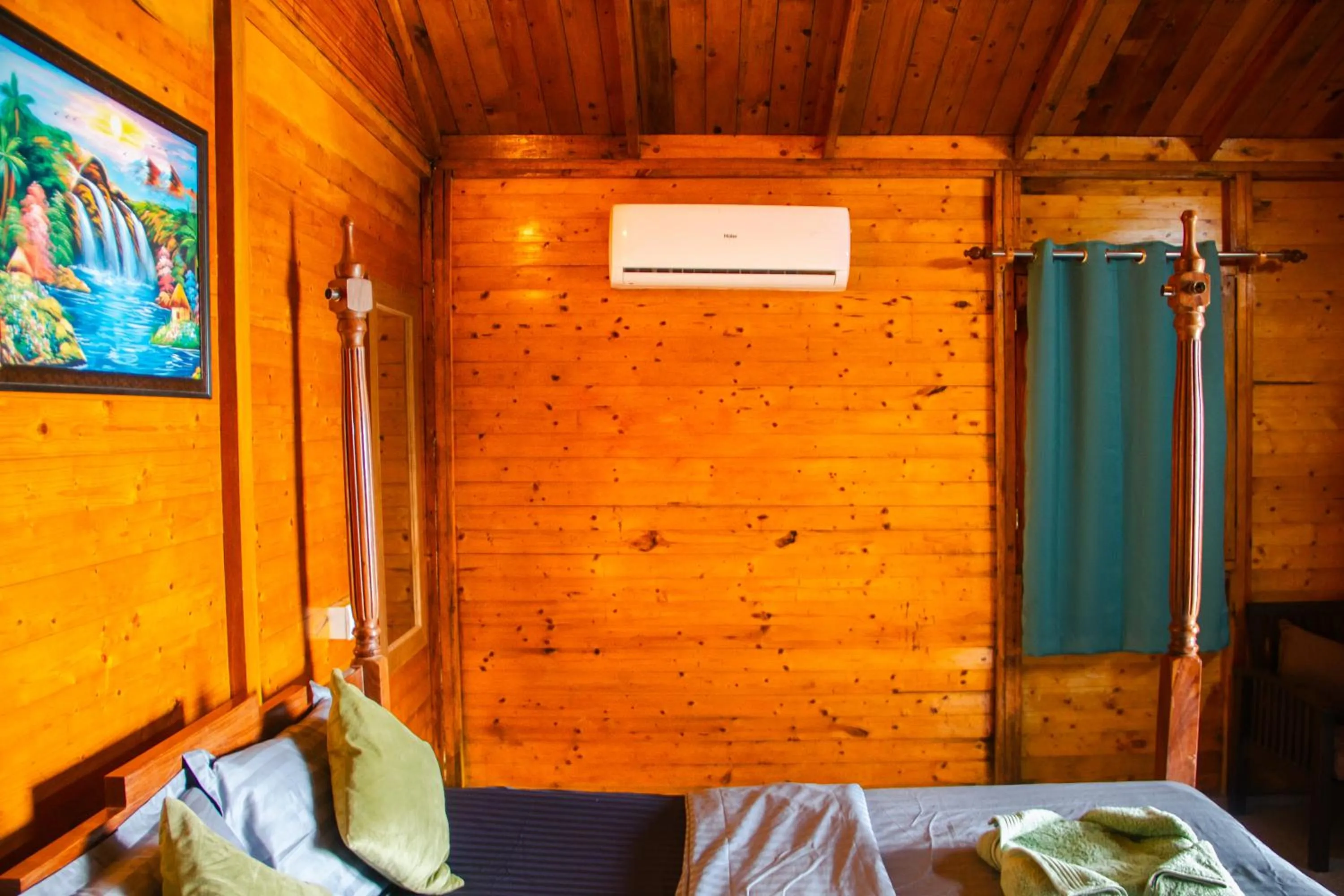 Patio, Bed in O3 Beach Resort