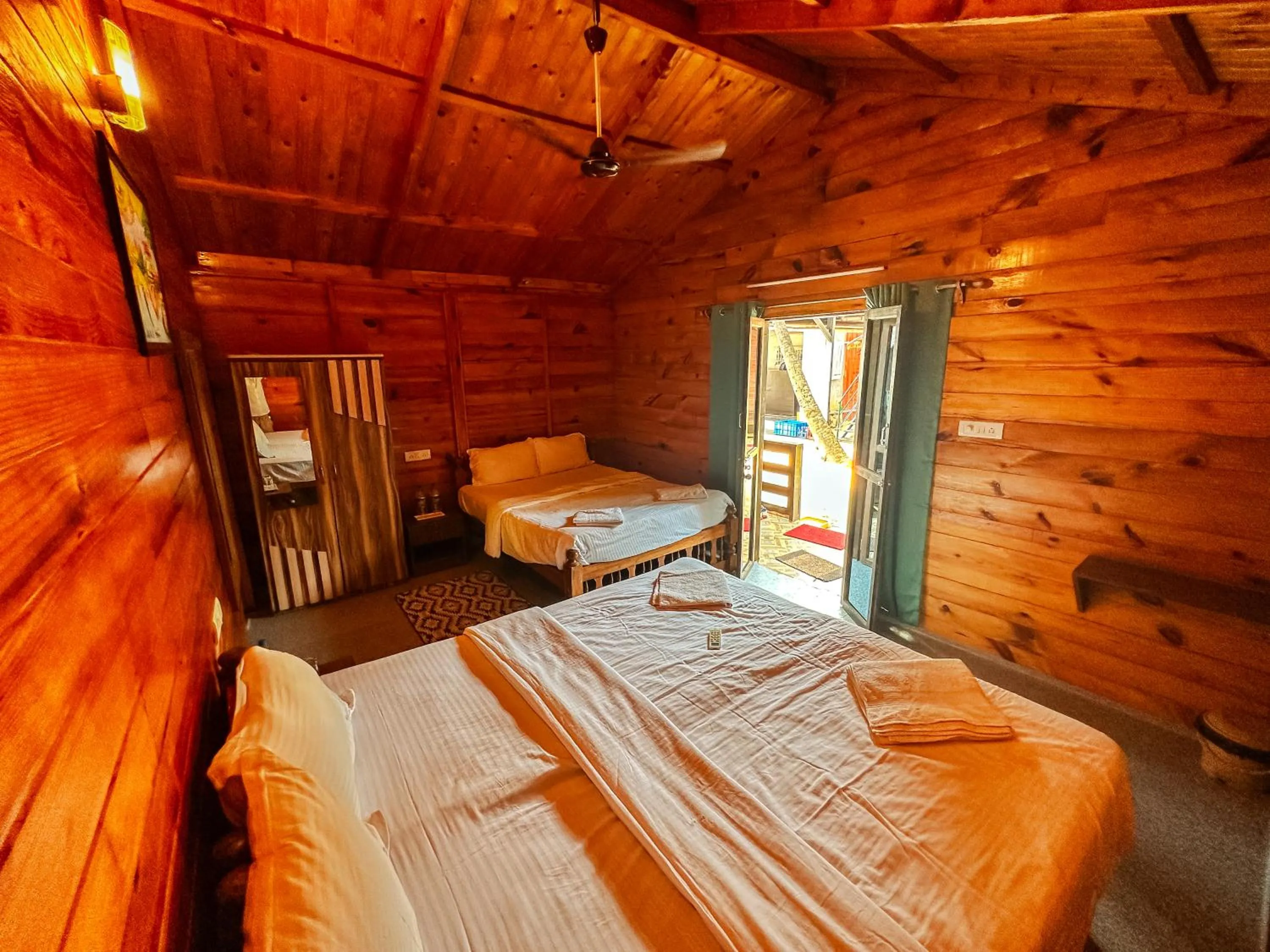 Bed in O3 Beach Resort