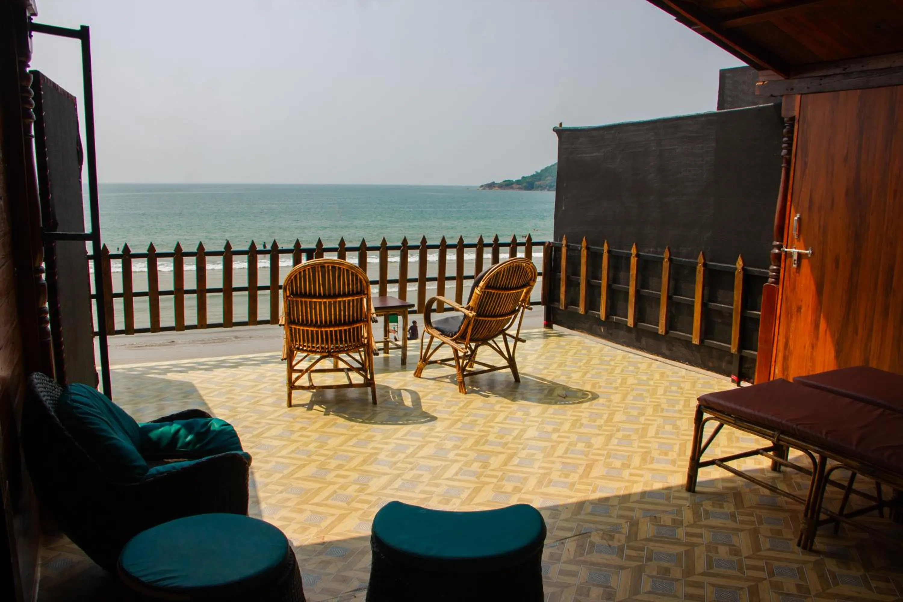 Patio in O3 Beach Resort