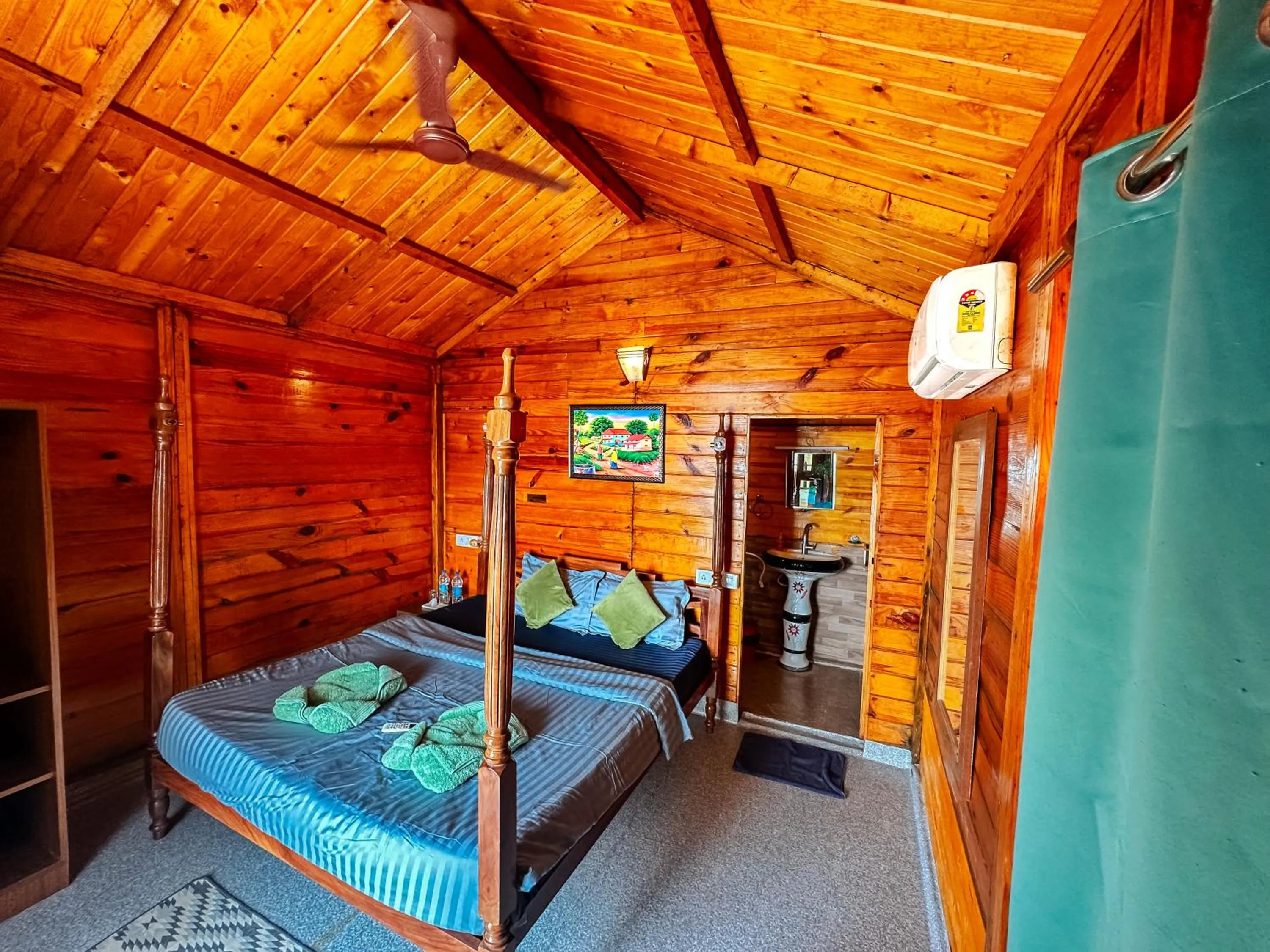 Bed in O3 Beach Resort