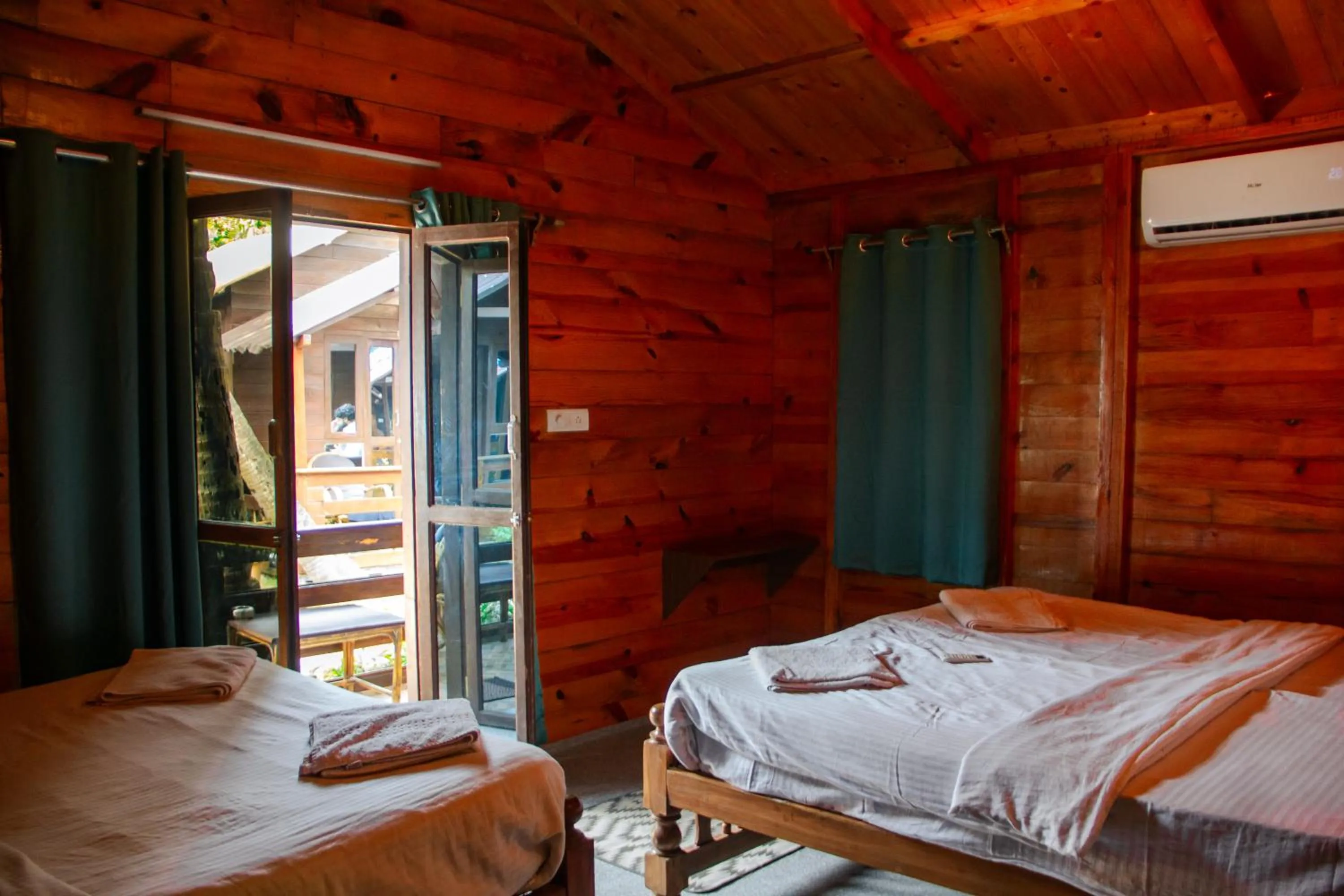 Bed in O3 Beach Resort