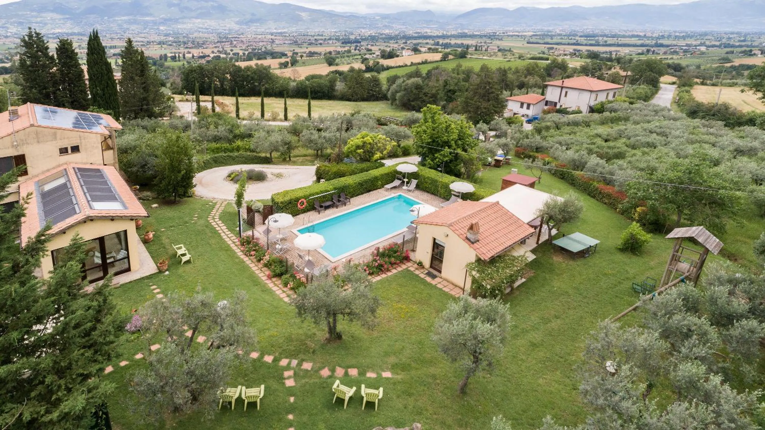 Bird's eye view in Country House Nonna Rana