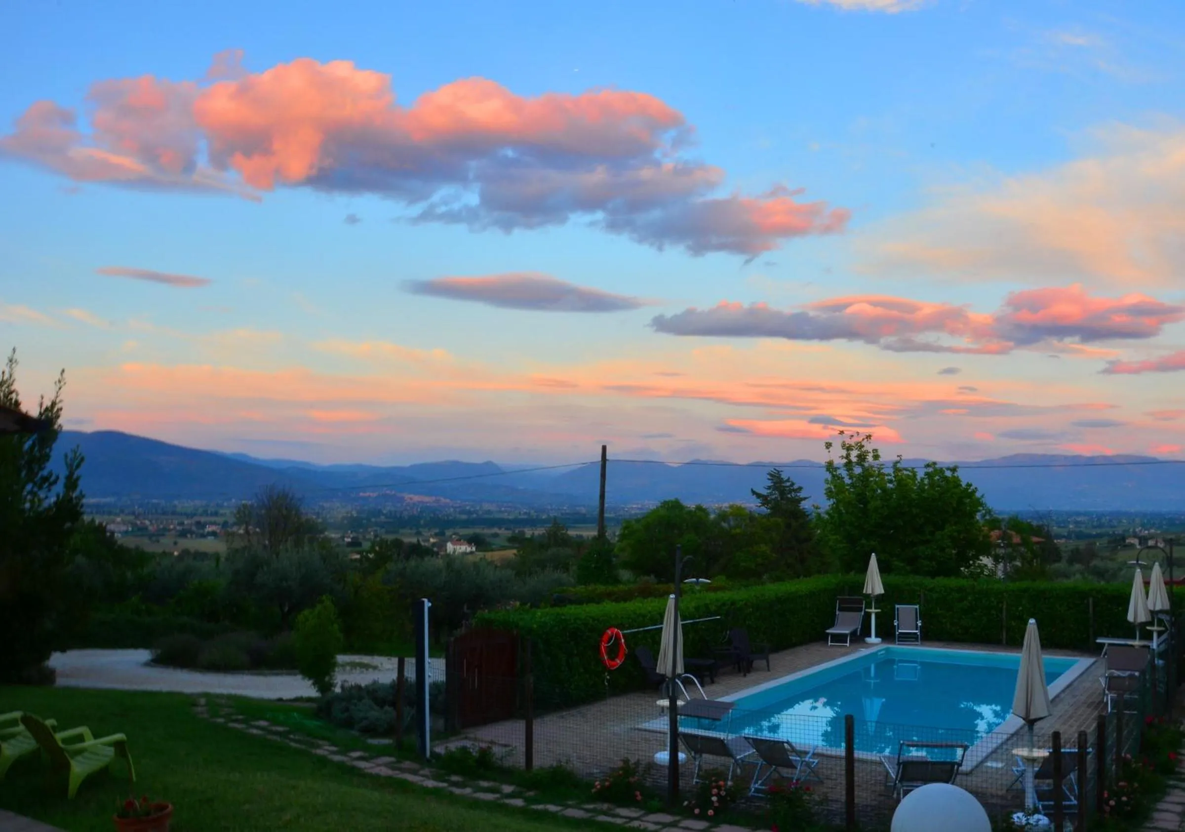 Pool view in Country House Nonna Rana