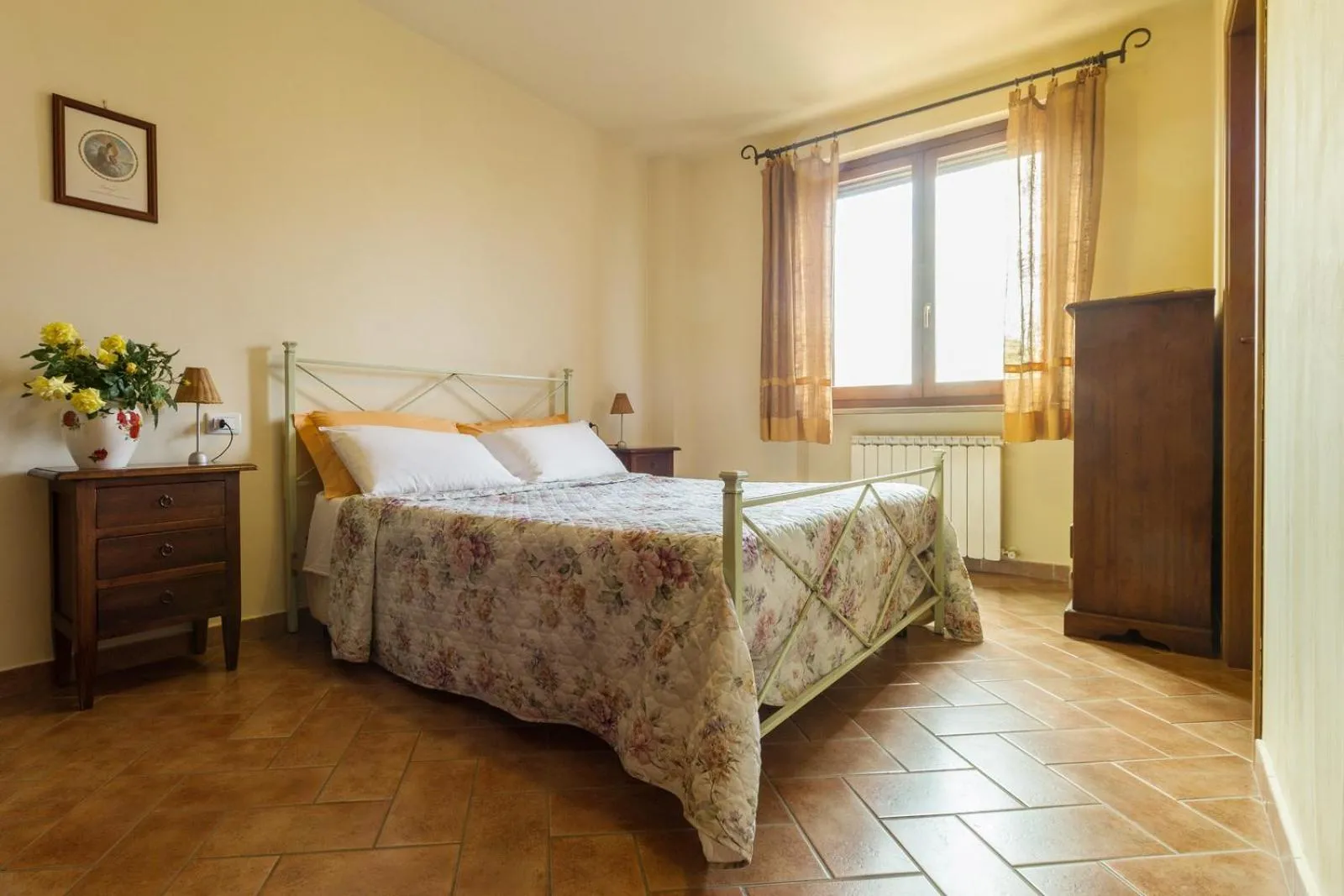 Bedroom, Bed in Country House Nonna Rana