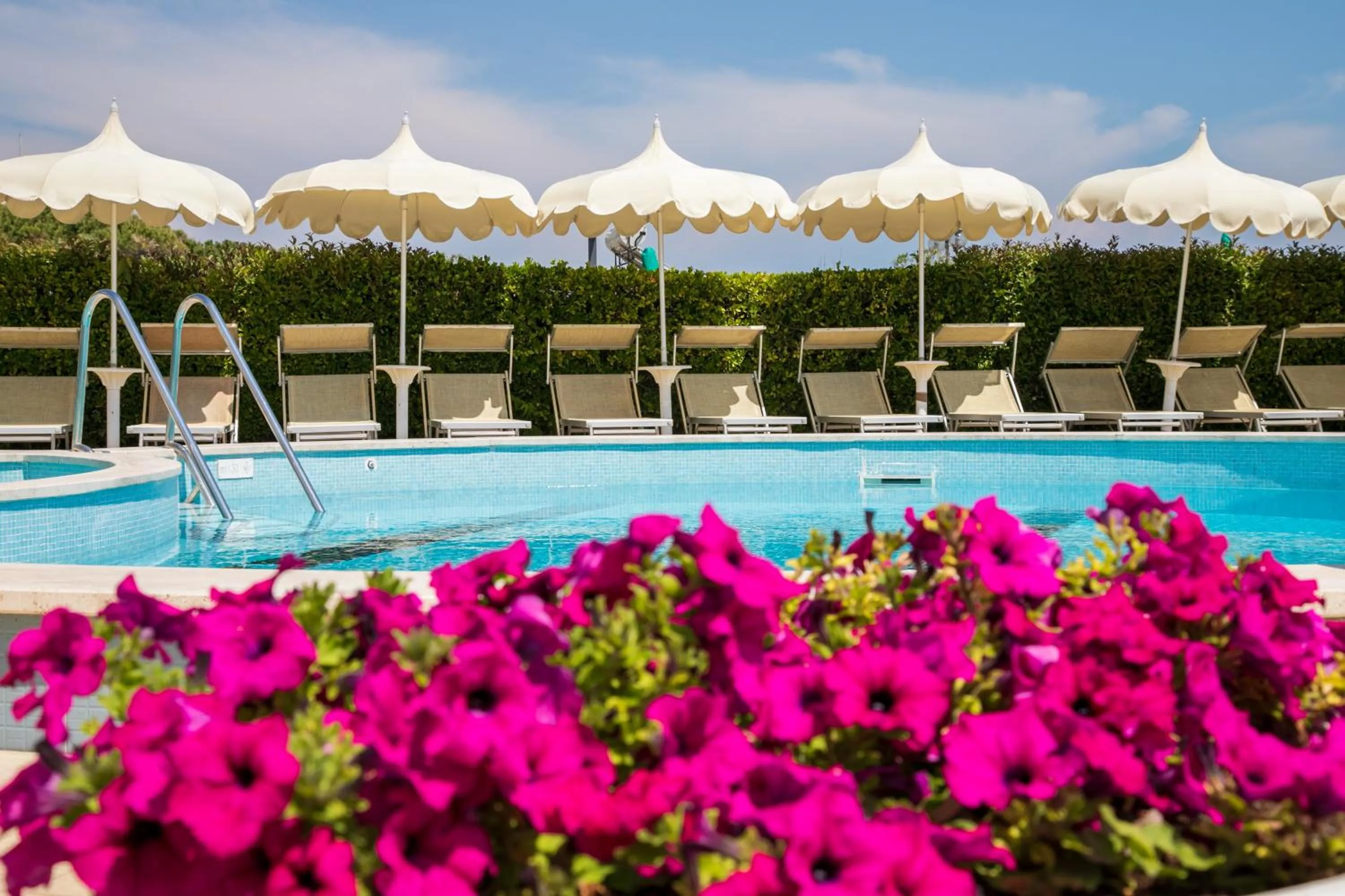 Pool view in Hotel Galassia Suites & Spa
