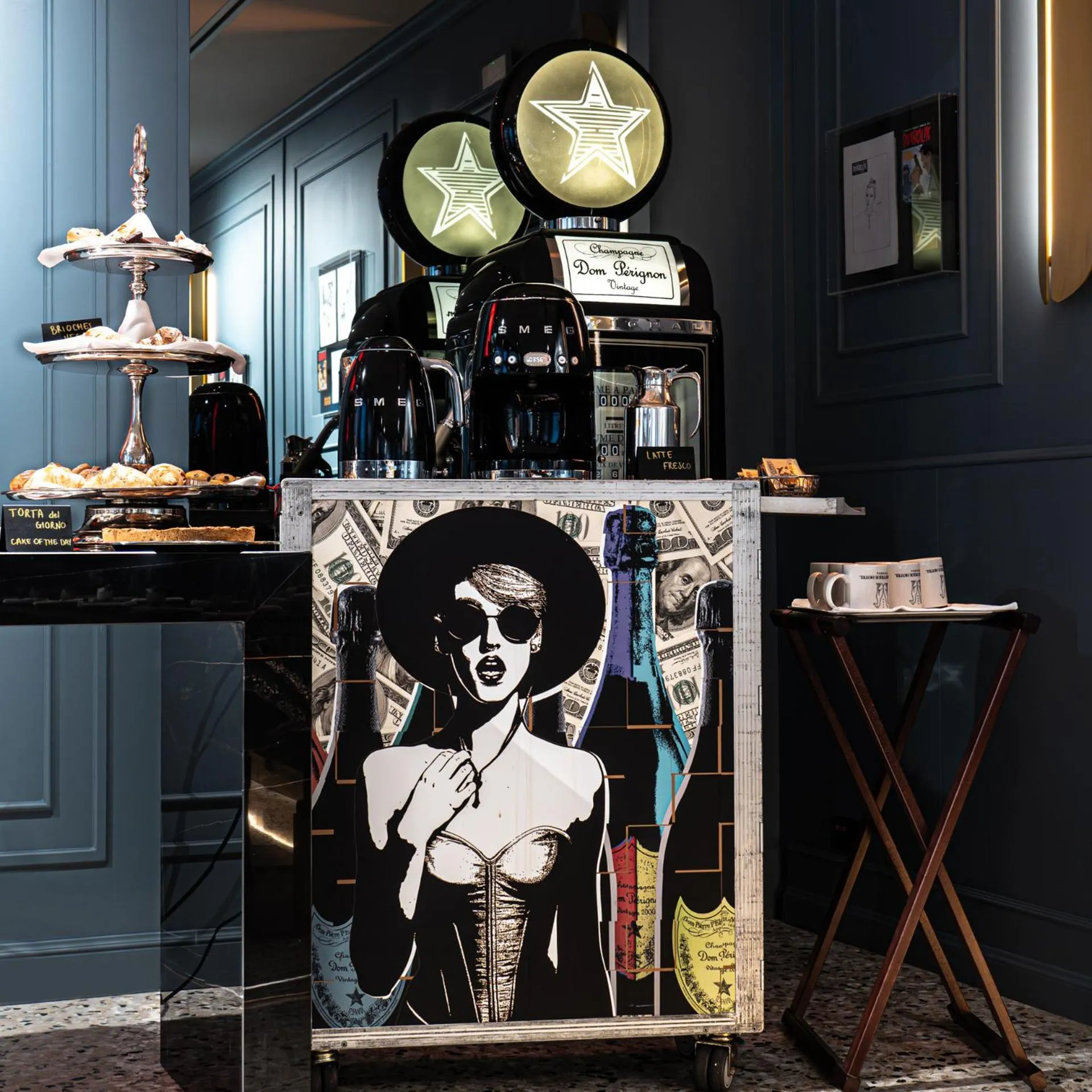 Buffet breakfast in The Glam Boutique Hotel & Apt