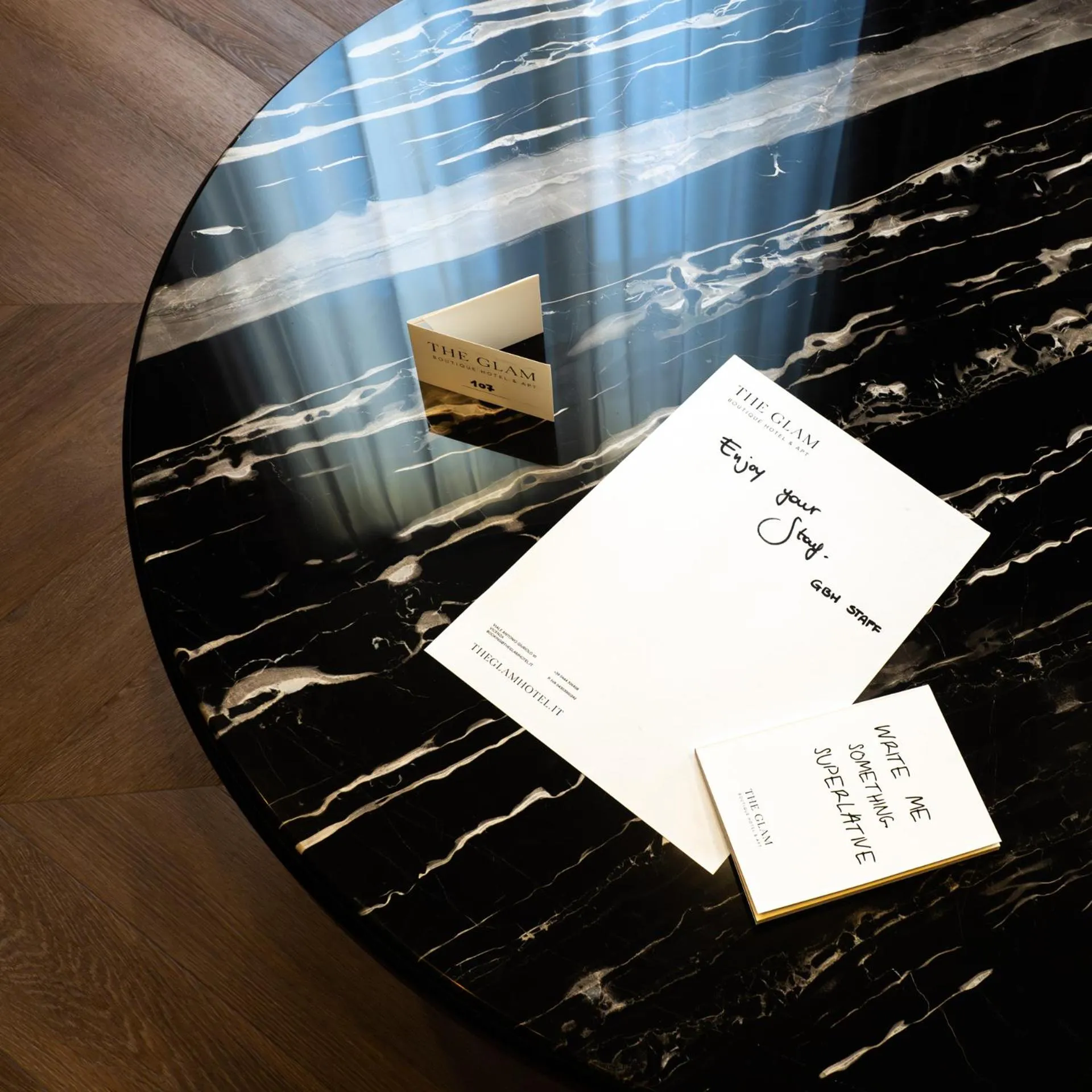 Decorative detail in The Glam Boutique Hotel & Apt