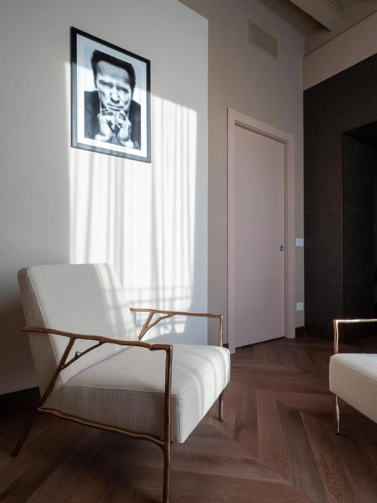 Living room in The Glam Boutique Hotel & Apt