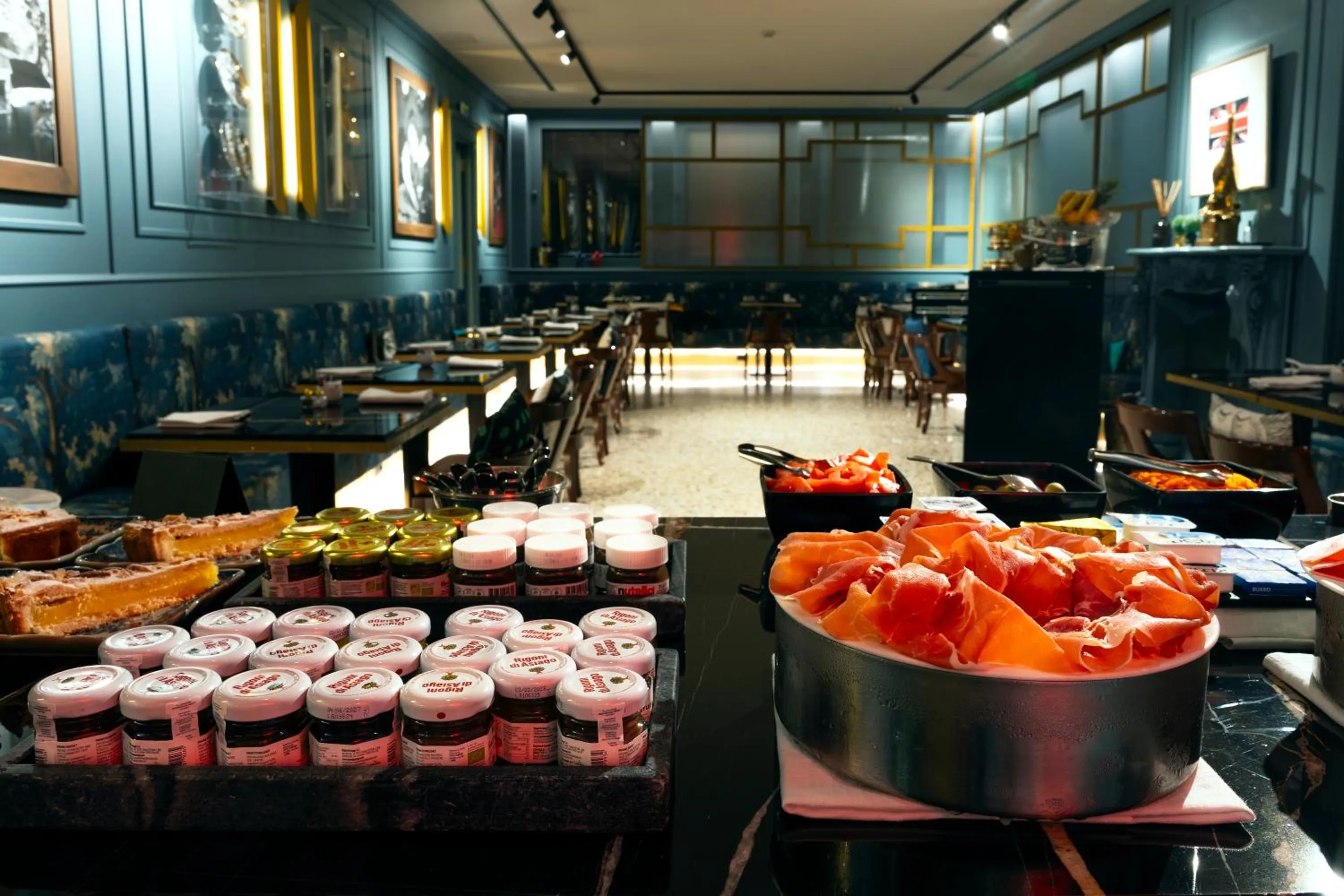 Buffet breakfast in The Glam Boutique Hotel & Apt
