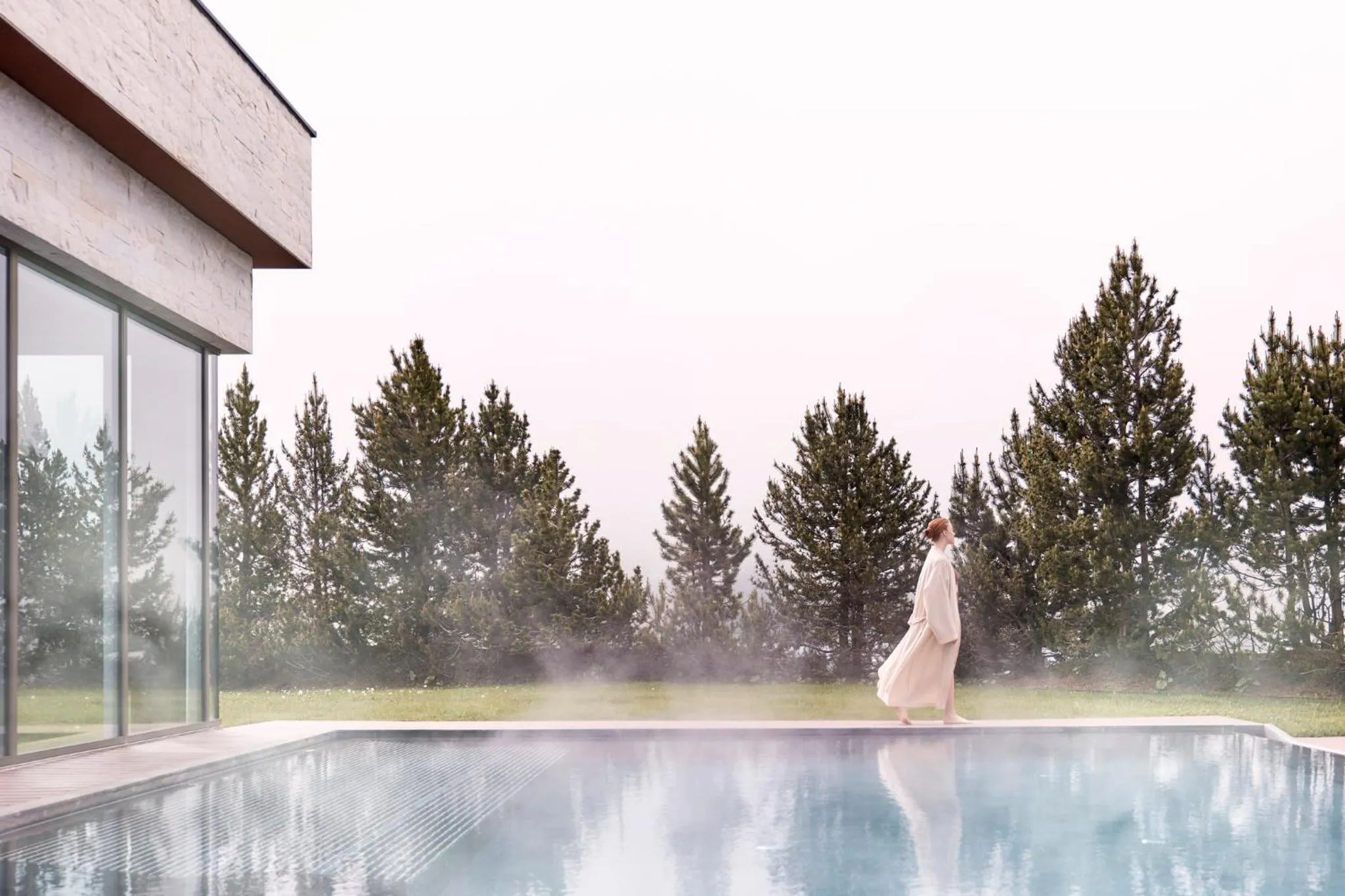 Swimming pool in COMO Alpina Dolomites