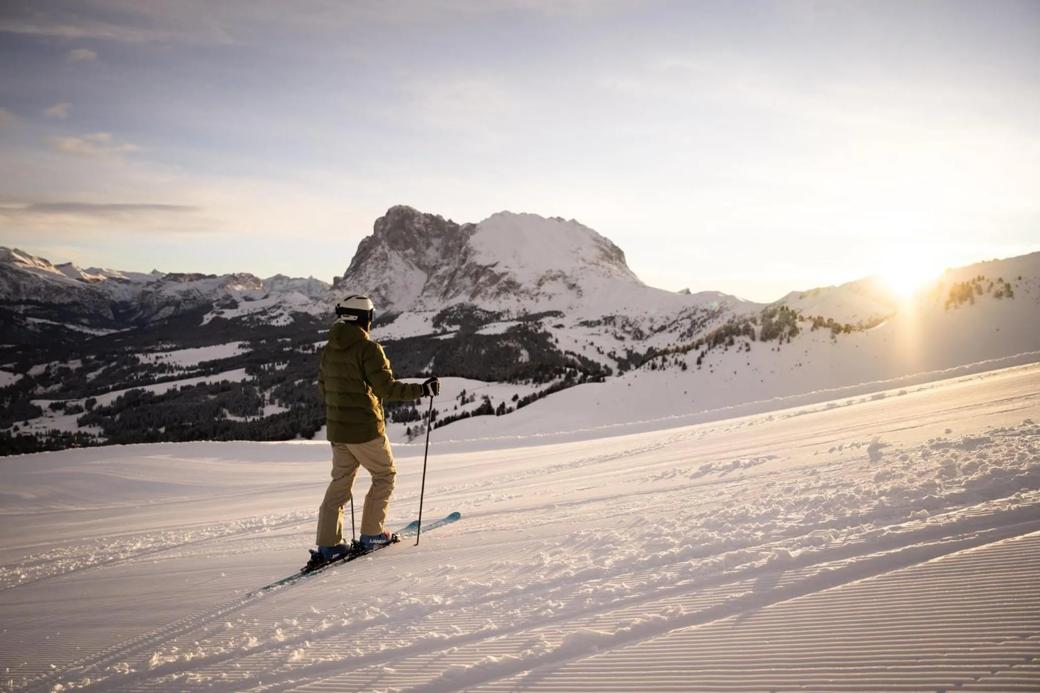 Skiing in COMO Alpina Dolomites