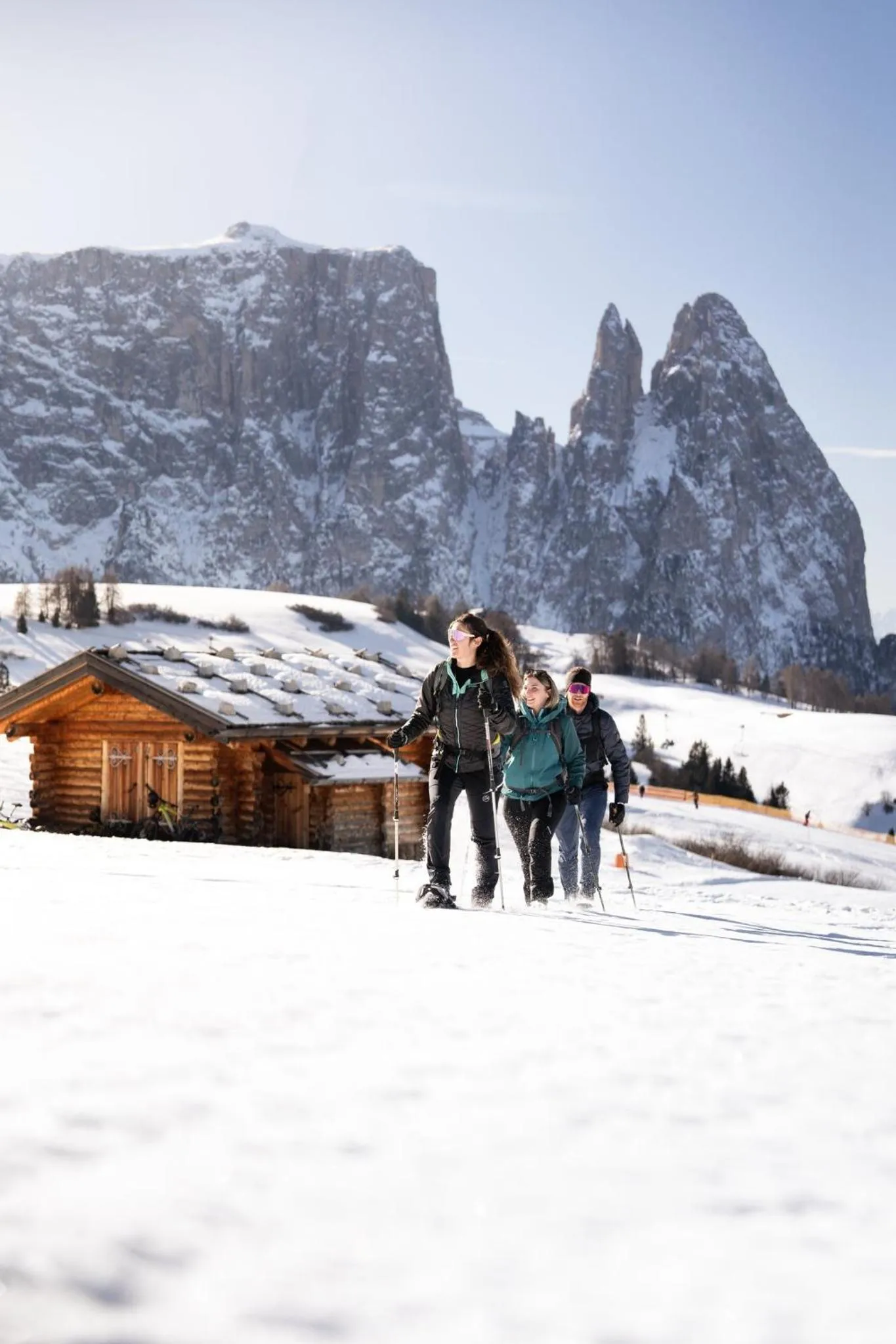 Skiing in COMO Alpina Dolomites