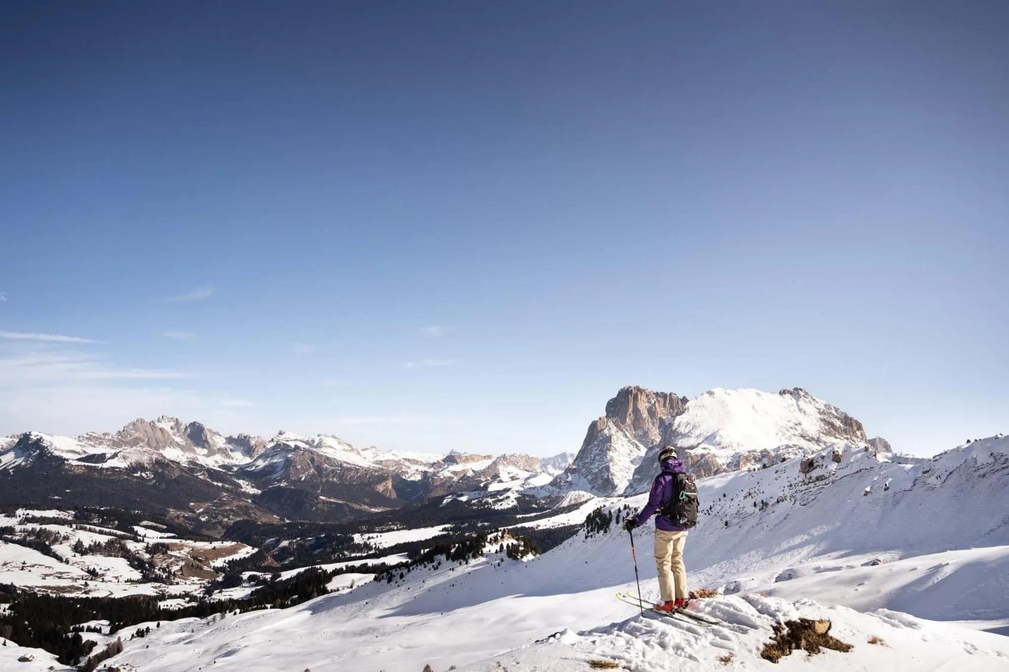 Skiing in COMO Alpina Dolomites