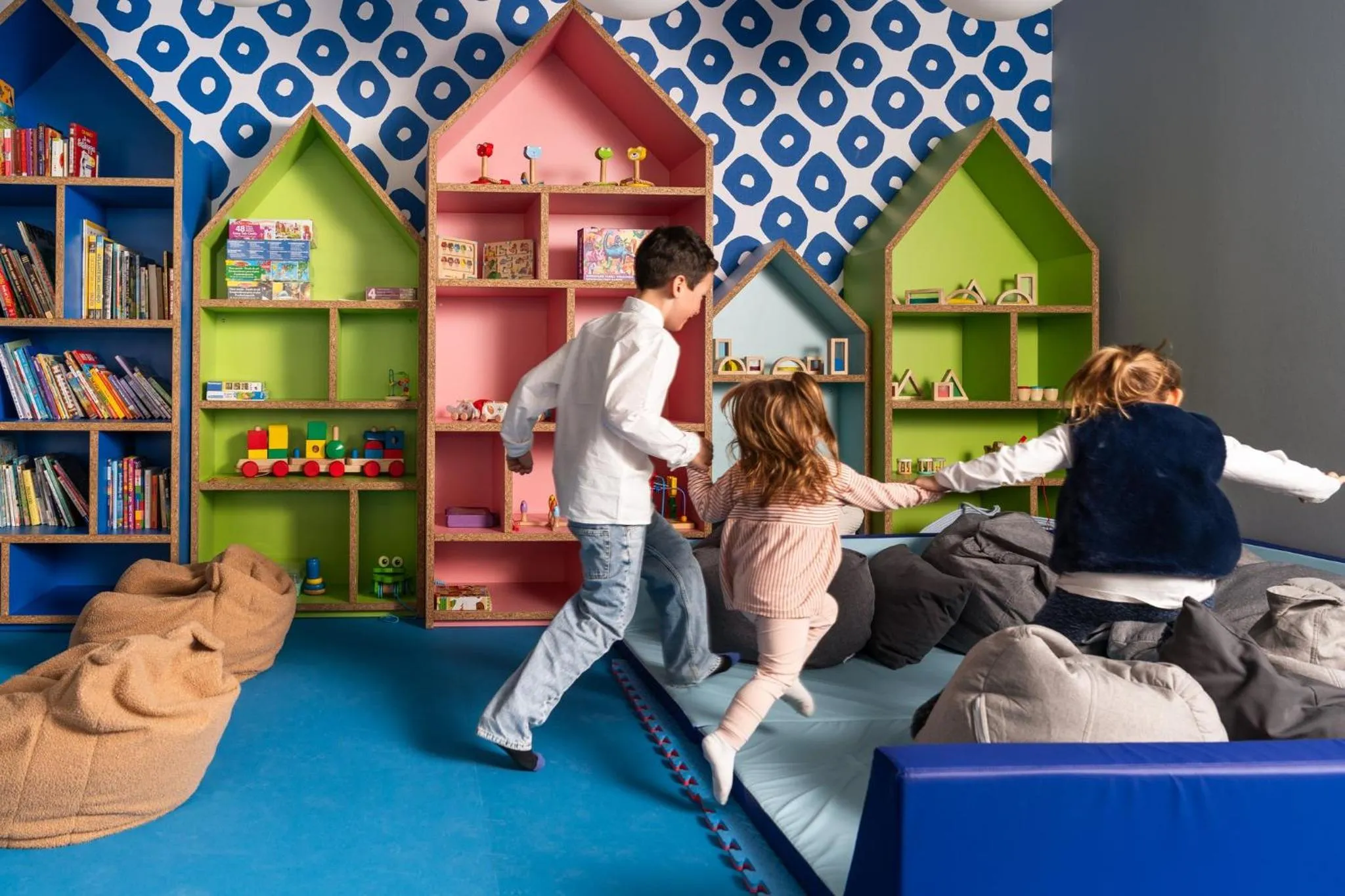 Children play ground in COMO Alpina Dolomites