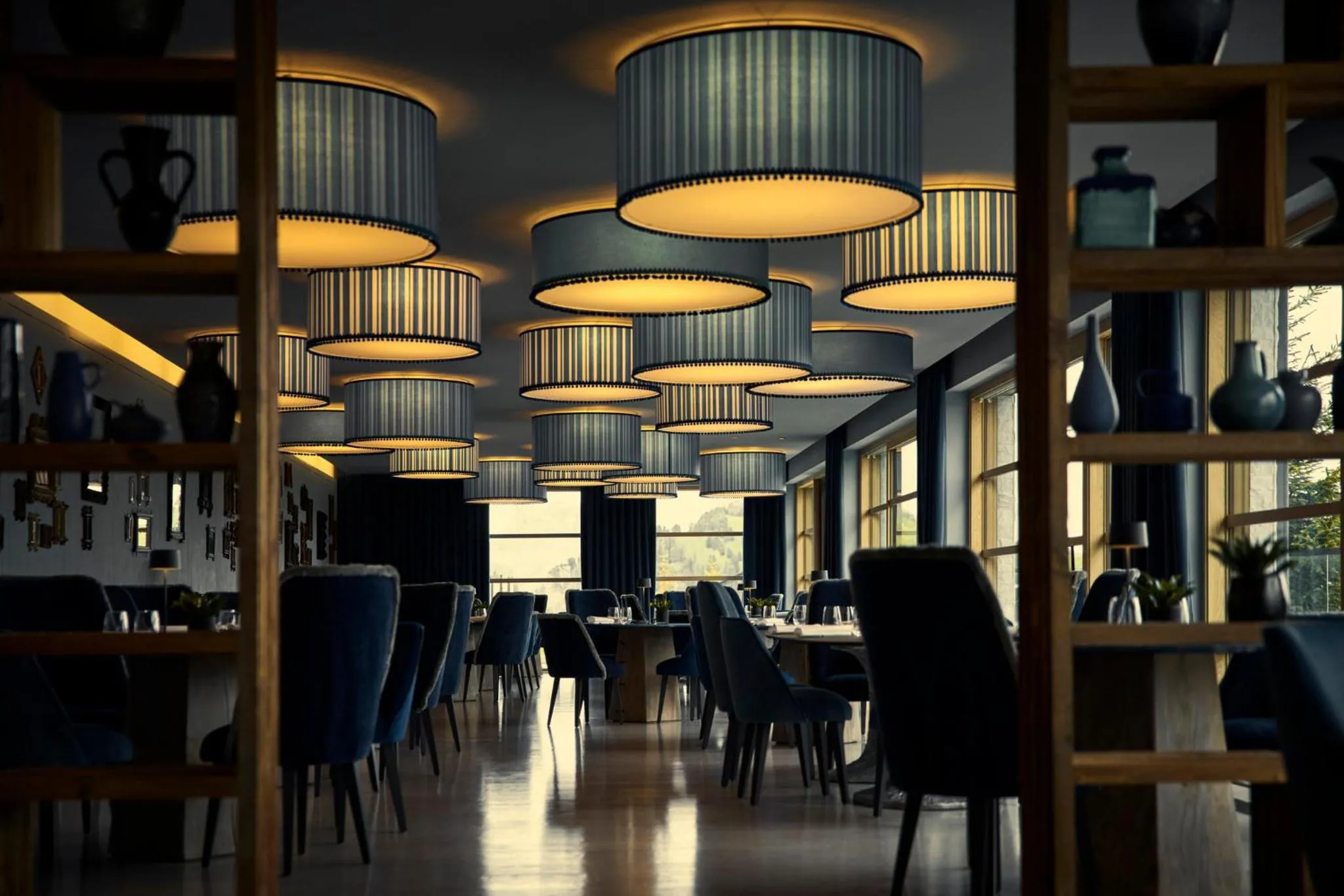 Lobby or reception in COMO Alpina Dolomites