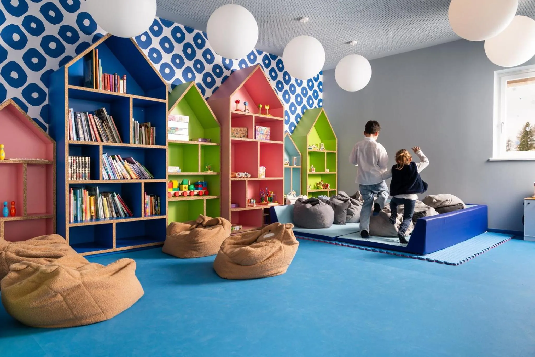Children play ground in COMO Alpina Dolomites