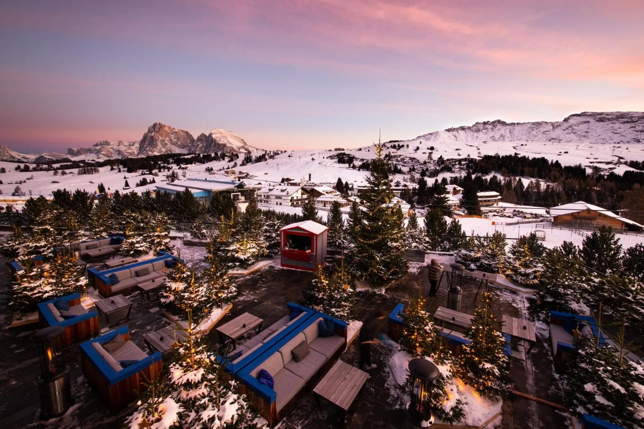 Balcony/Terrace in COMO Alpina Dolomites