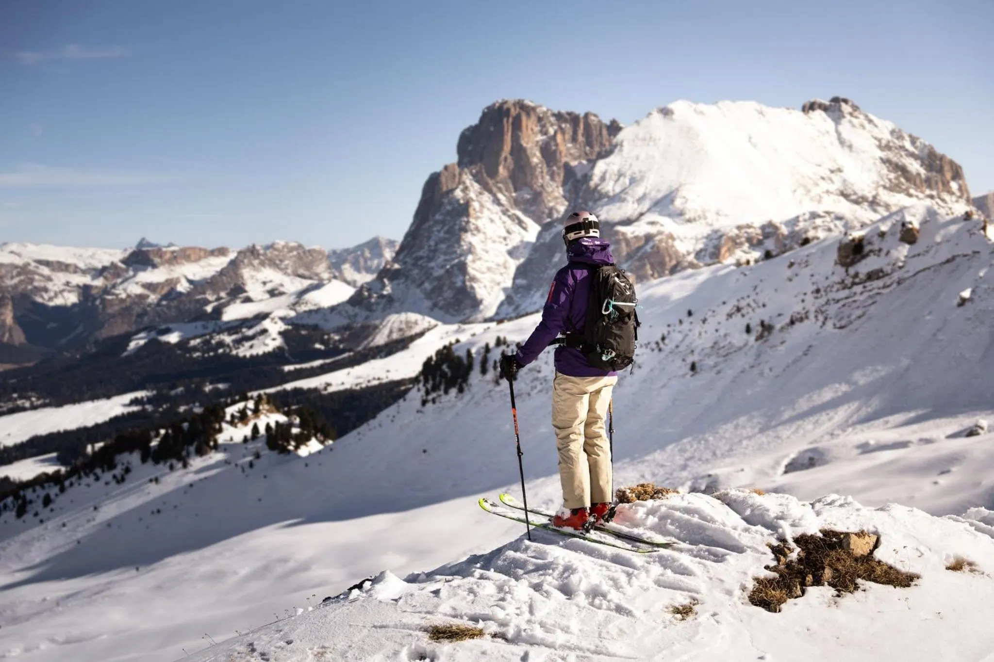 Skiing in COMO Alpina Dolomites